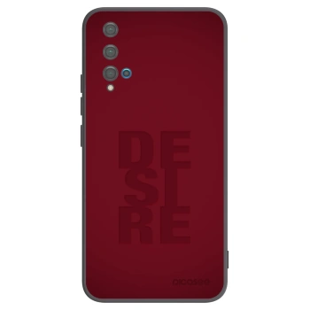 Picasee silikonowe czarne etui na Huawei Nova 5T - Desire