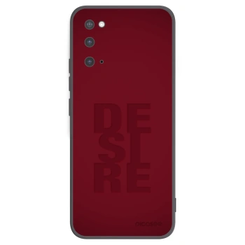 Picasee silikonowe czarne etui na Samsung Galaxy S20 G980F - Desire