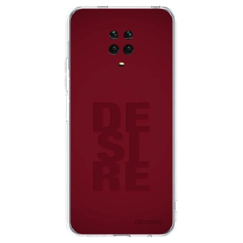 Picasee silikonowe przeźroczyste etui na Xiaomi Redmi Note 9 Pro - Desire
