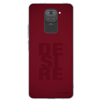 Picasee silikonowe czarne etui na Xiaomi Redmi Note 9 - Desire
