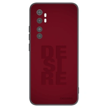Picasee silikonowe czarne etui na Xiaomi Mi Note 10 Lite - Desire