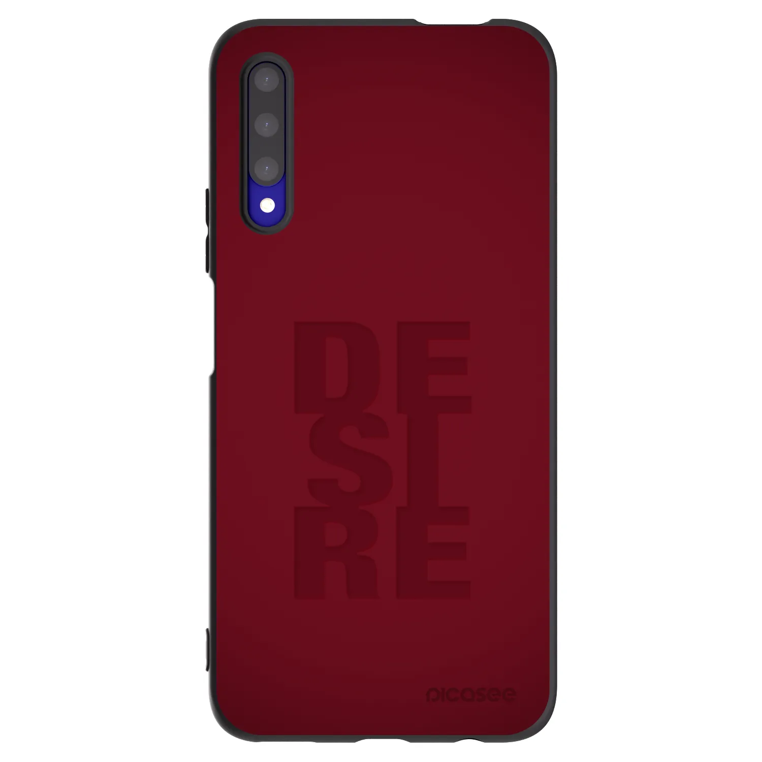 Picasee silikonowe czarne etui na Honor 9X Pro - Desire