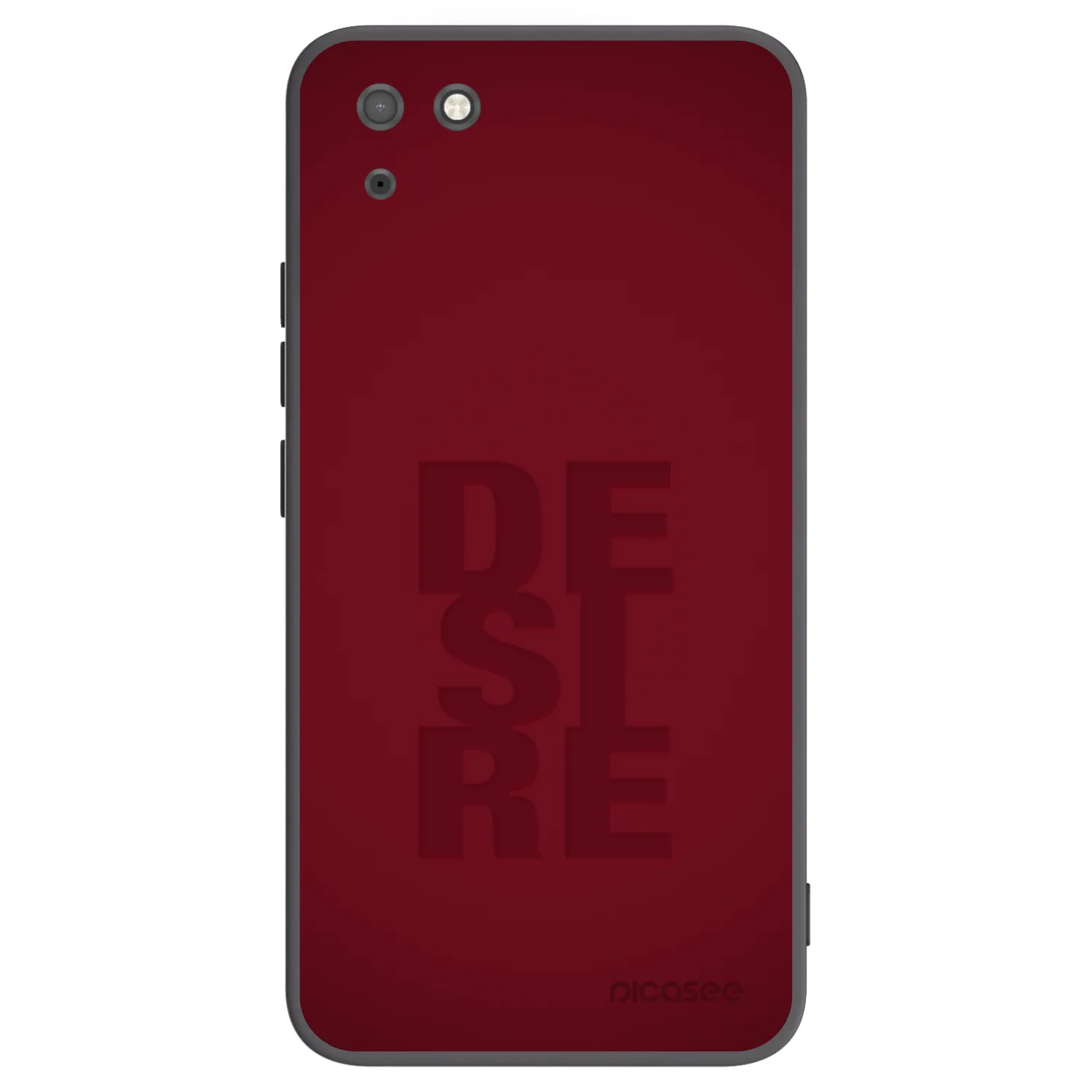 Picasee silikonowe czarne etui na Huawei Y5P - Desire