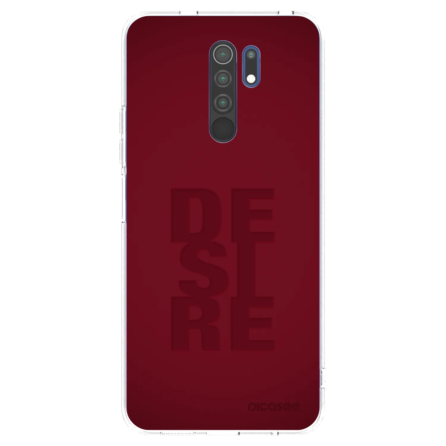 Picasee silikonowe przeźroczyste etui na Xiaomi Redmi 9 - Desire