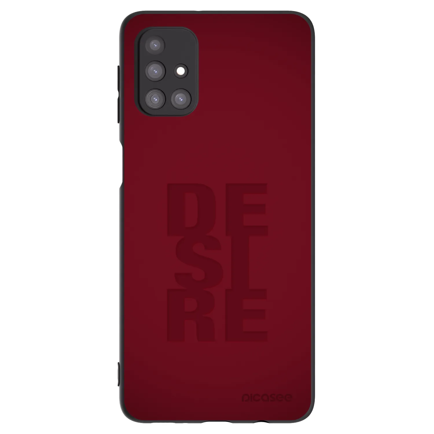 Picasee silikonowe czarne etui na Samsung Galaxy M31s - Desire