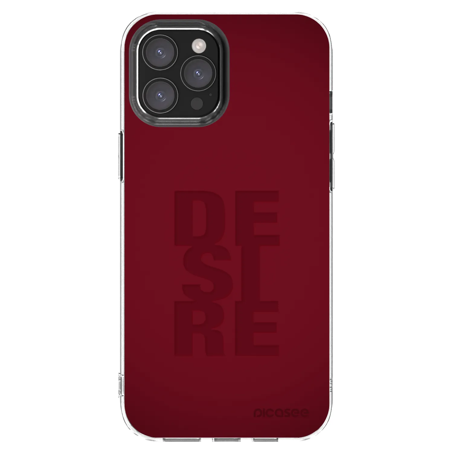 Picasee silikonowe przeźroczyste etui na Apple iPhone 12 Pro Max - Desire