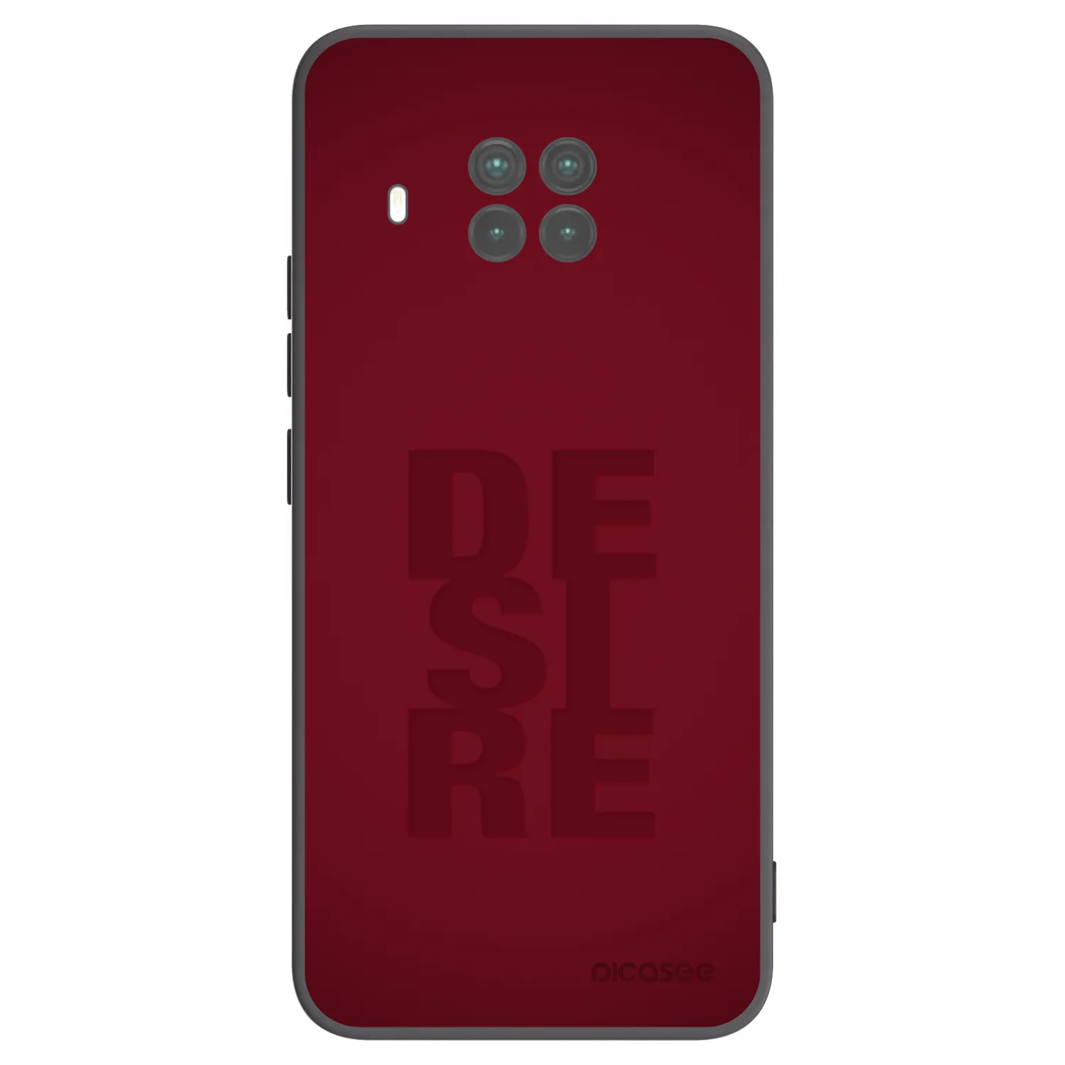 Picasee silikonowe czarne etui na Xiaomi Mi 10T Lite - Desire