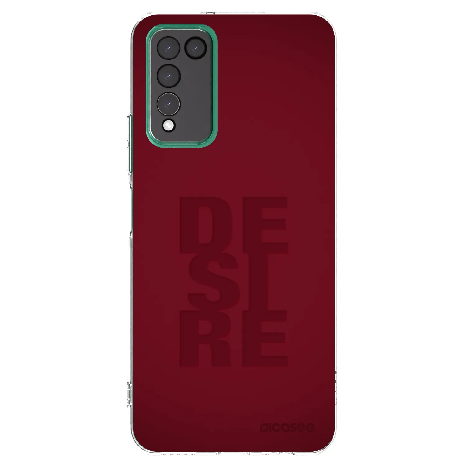 Picasee silikonowe przeźroczyste etui na Honor 10X Lite - Desire