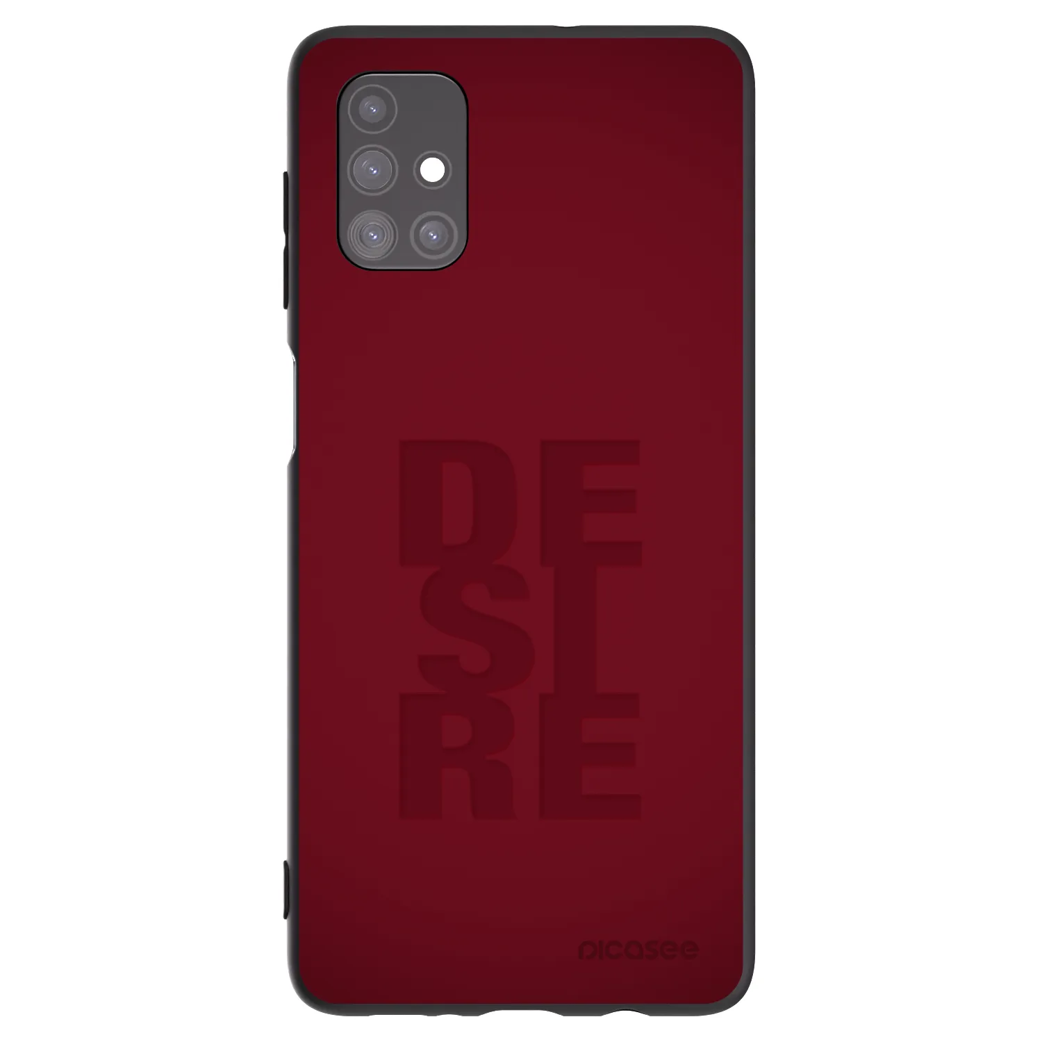 Picasee silikonowe czarne etui na Samsung Galaxy M51 M515F - Desire