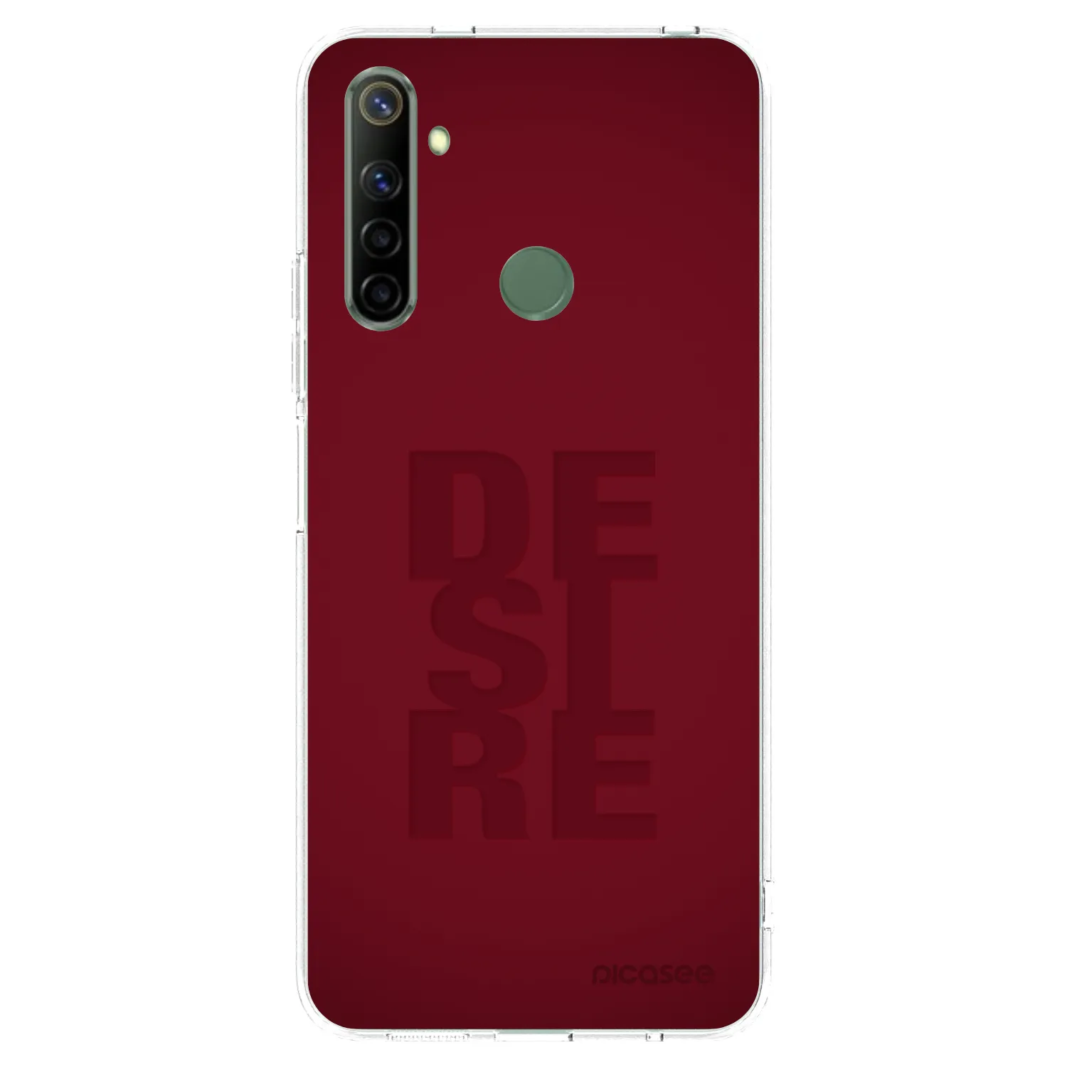 Picasee silikonowe przeźroczyste etui na Realme 6i - Desire