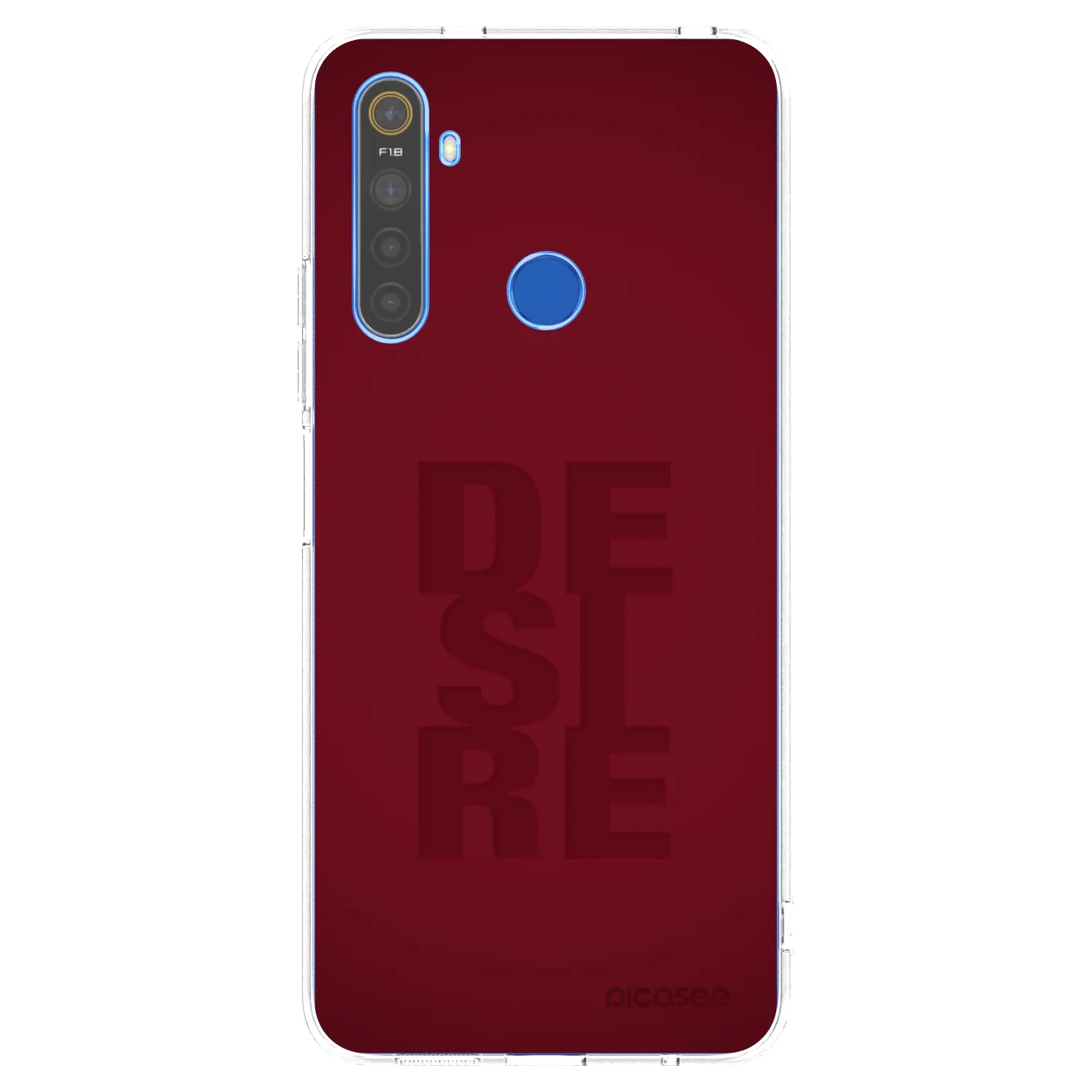 Picasee silikonowe przeźroczyste etui na Realme 5 - Desire