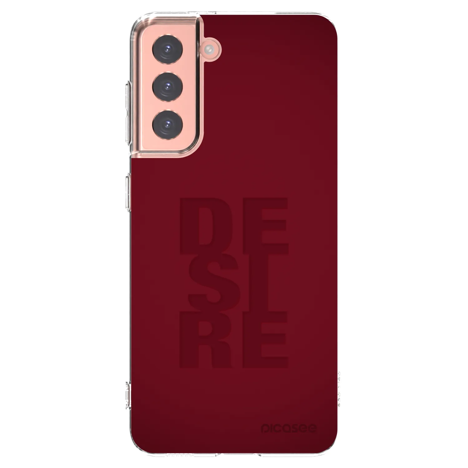 Picasee silikonowe przeźroczyste etui na Samsung Galaxy S21 5G G991B - Desire