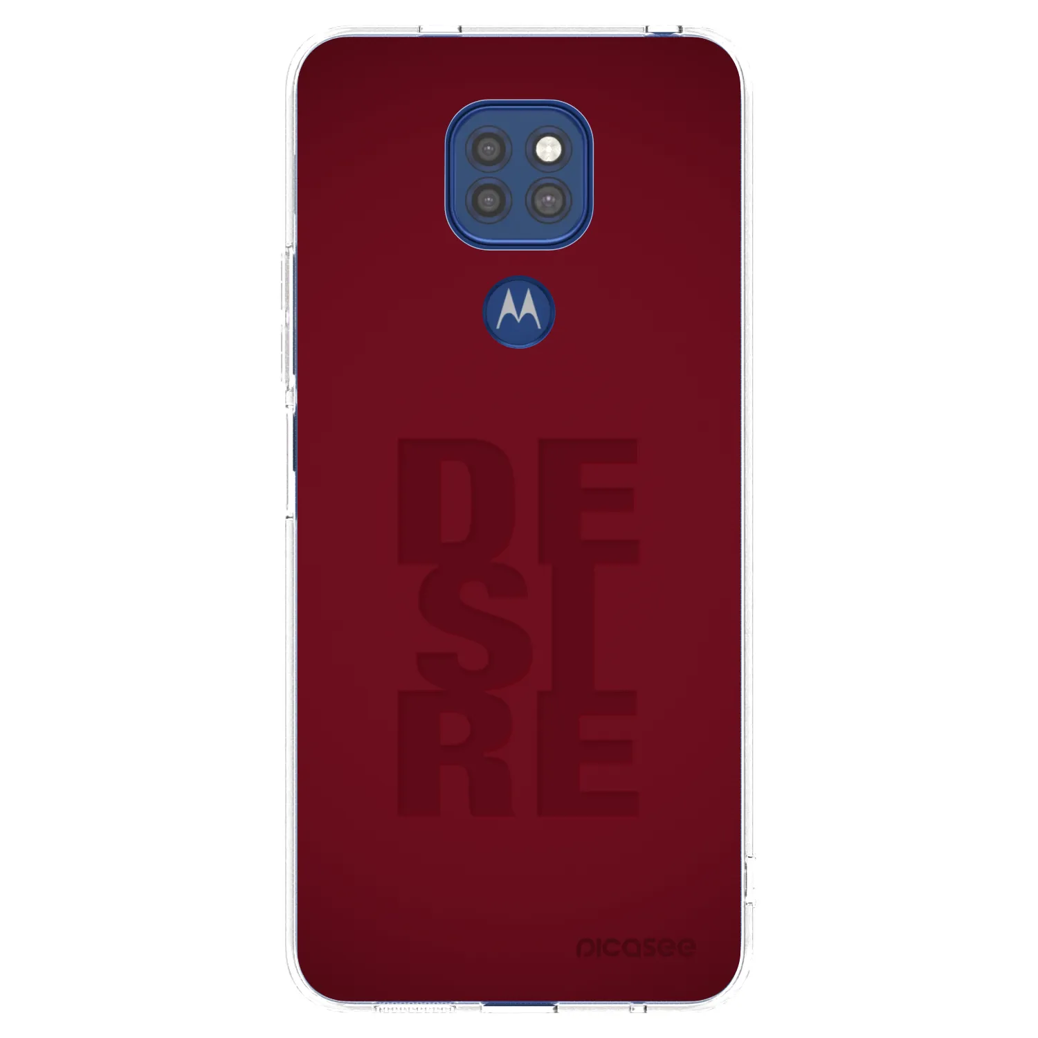 Picasee silikonowe przeźroczyste etui na Motorola Moto G9 Play - Desire