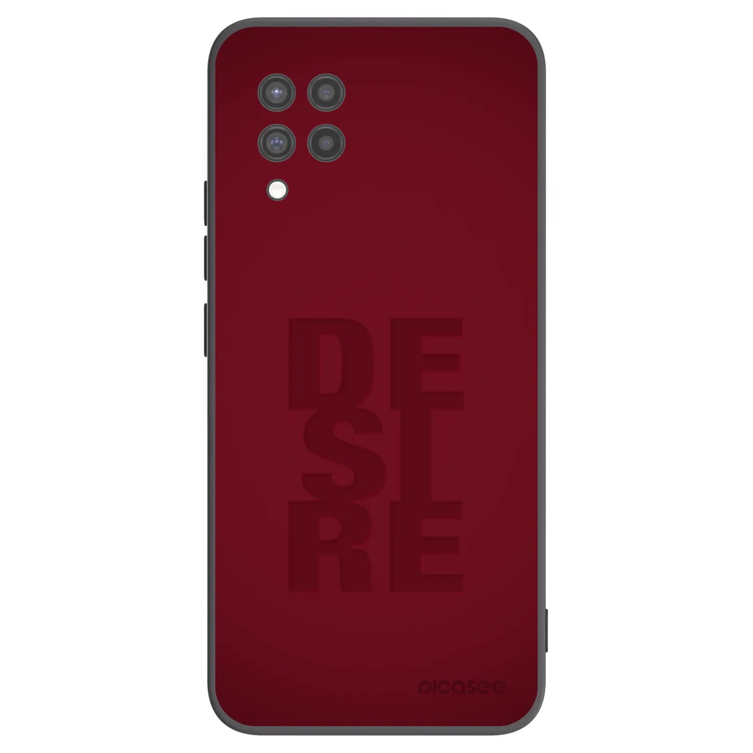 Picasee silikonowe czarne etui na Samsung Galaxy A42 A426B - Desire