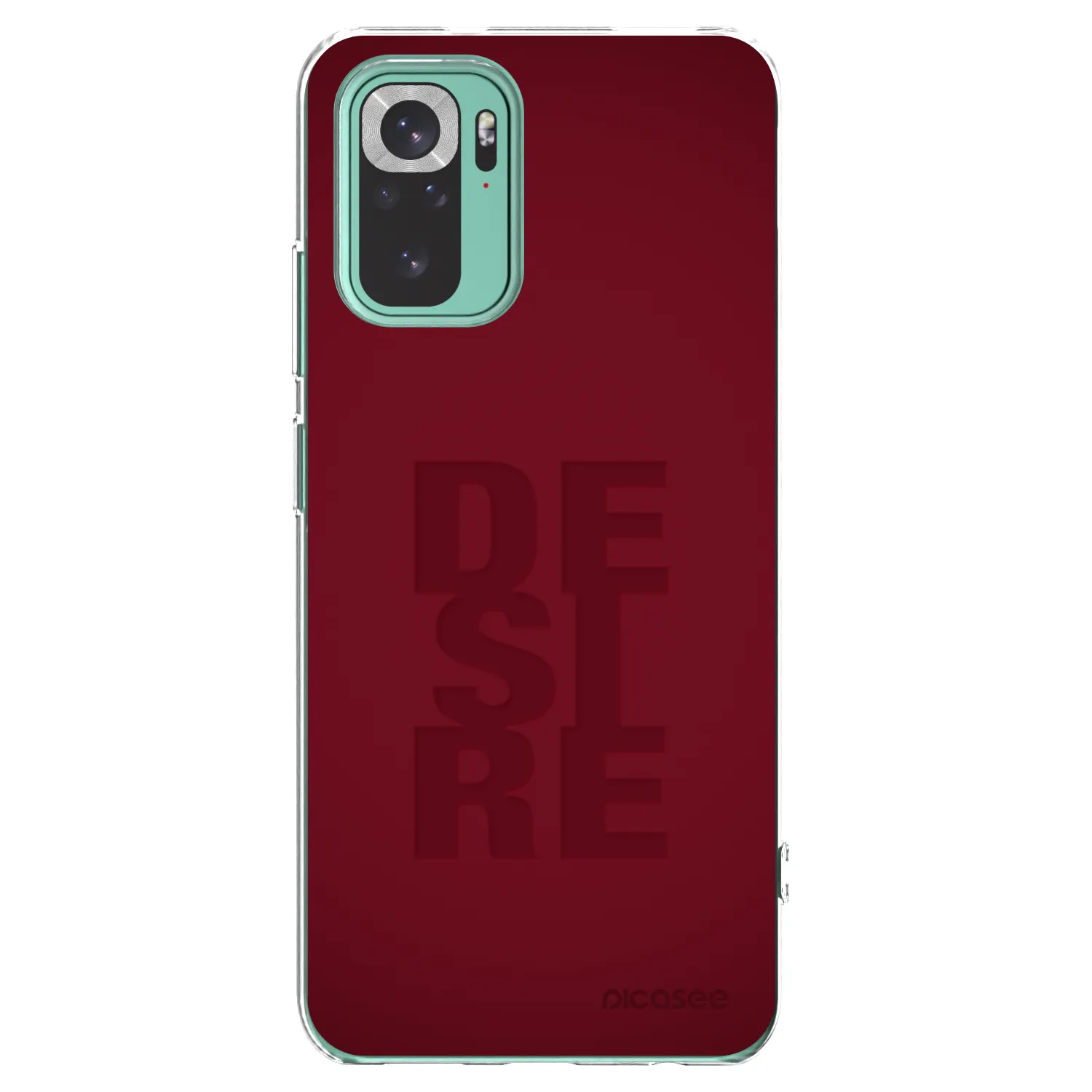 Picasee silikonowe przeźroczyste etui na Xiaomi Redmi Note 10 Pro - Desire