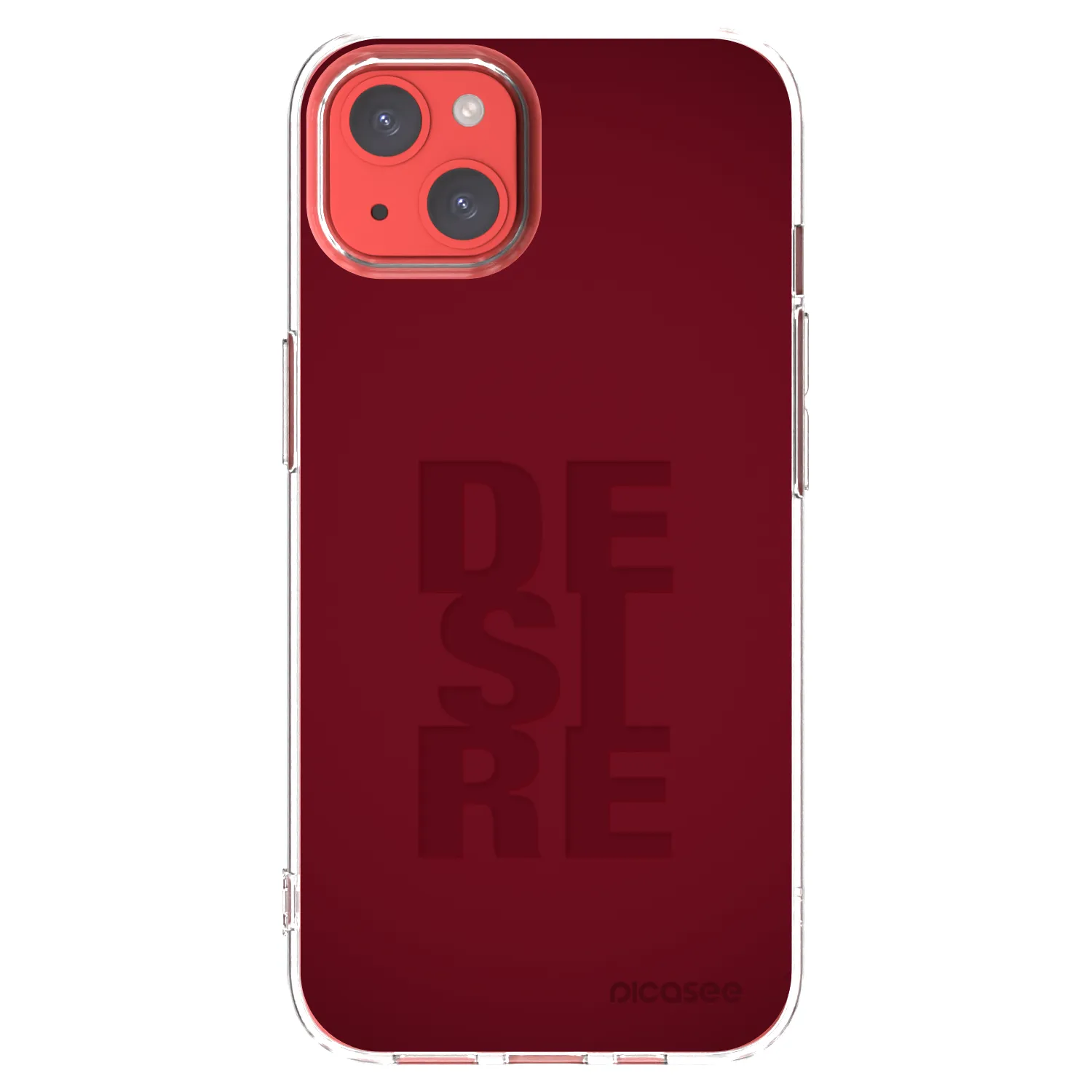 Picasee silikonowe przeźroczyste etui na Apple iPhone 13 - Desire