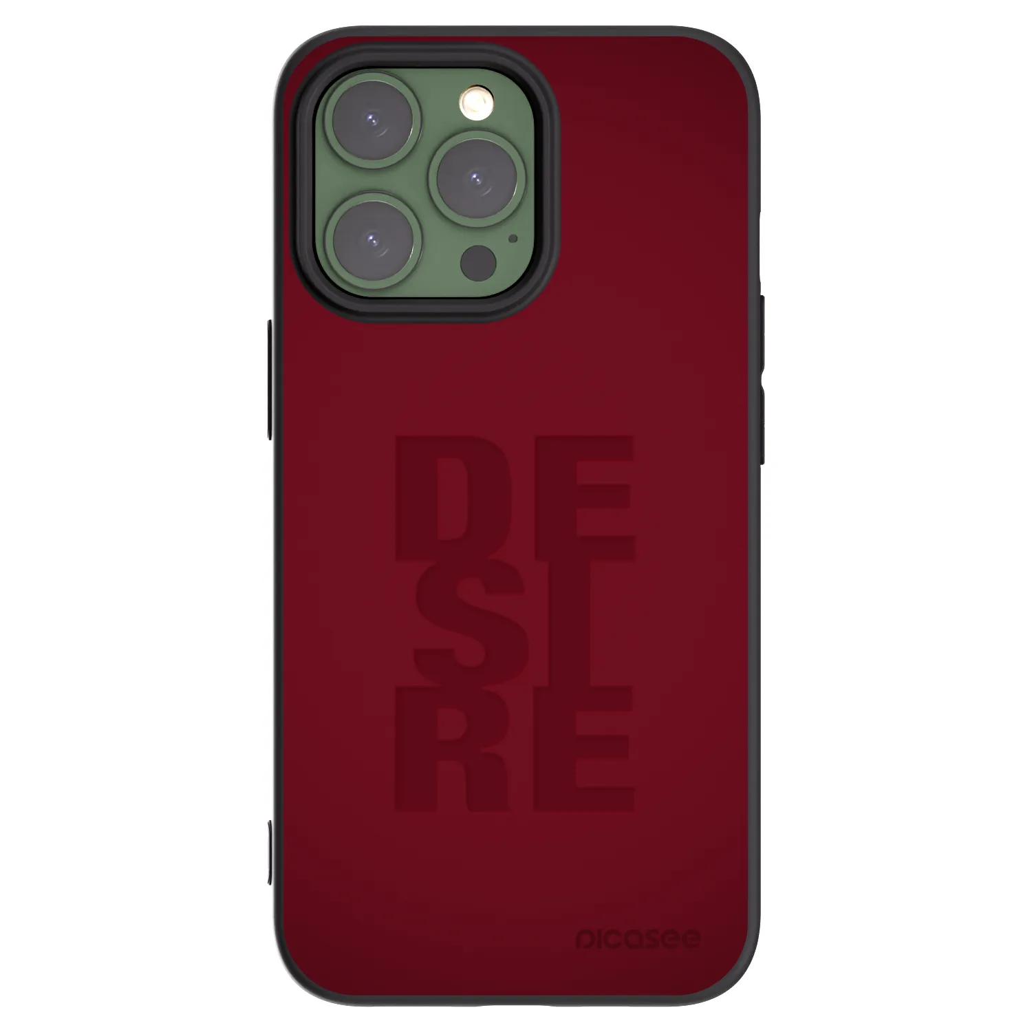 Picasee silikonowe czarne etui na Apple iPhone 13 Pro - Desire
