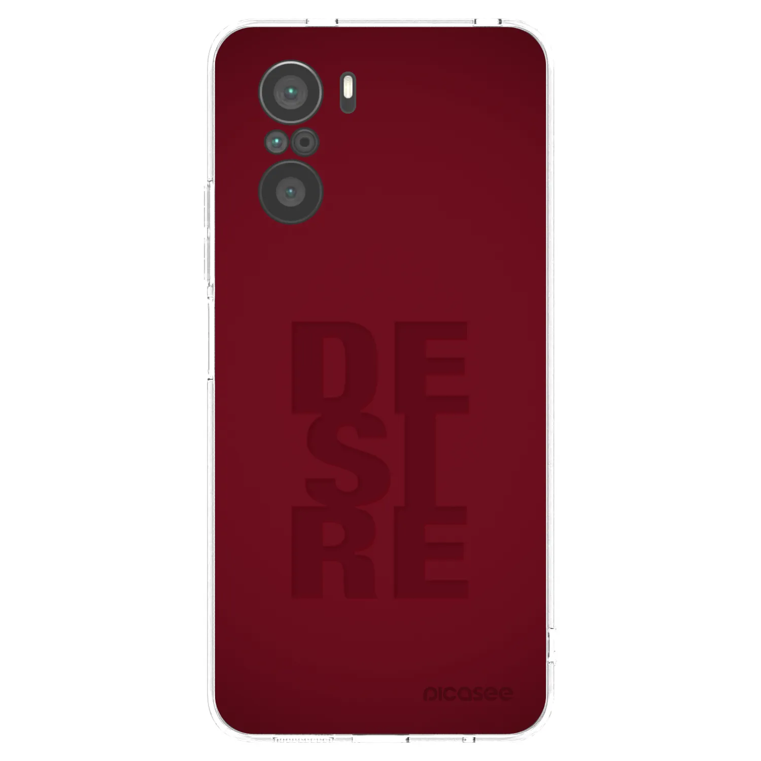 Picasee silikonowe przeźroczyste etui na Xiaomi Poco F3 - Desire