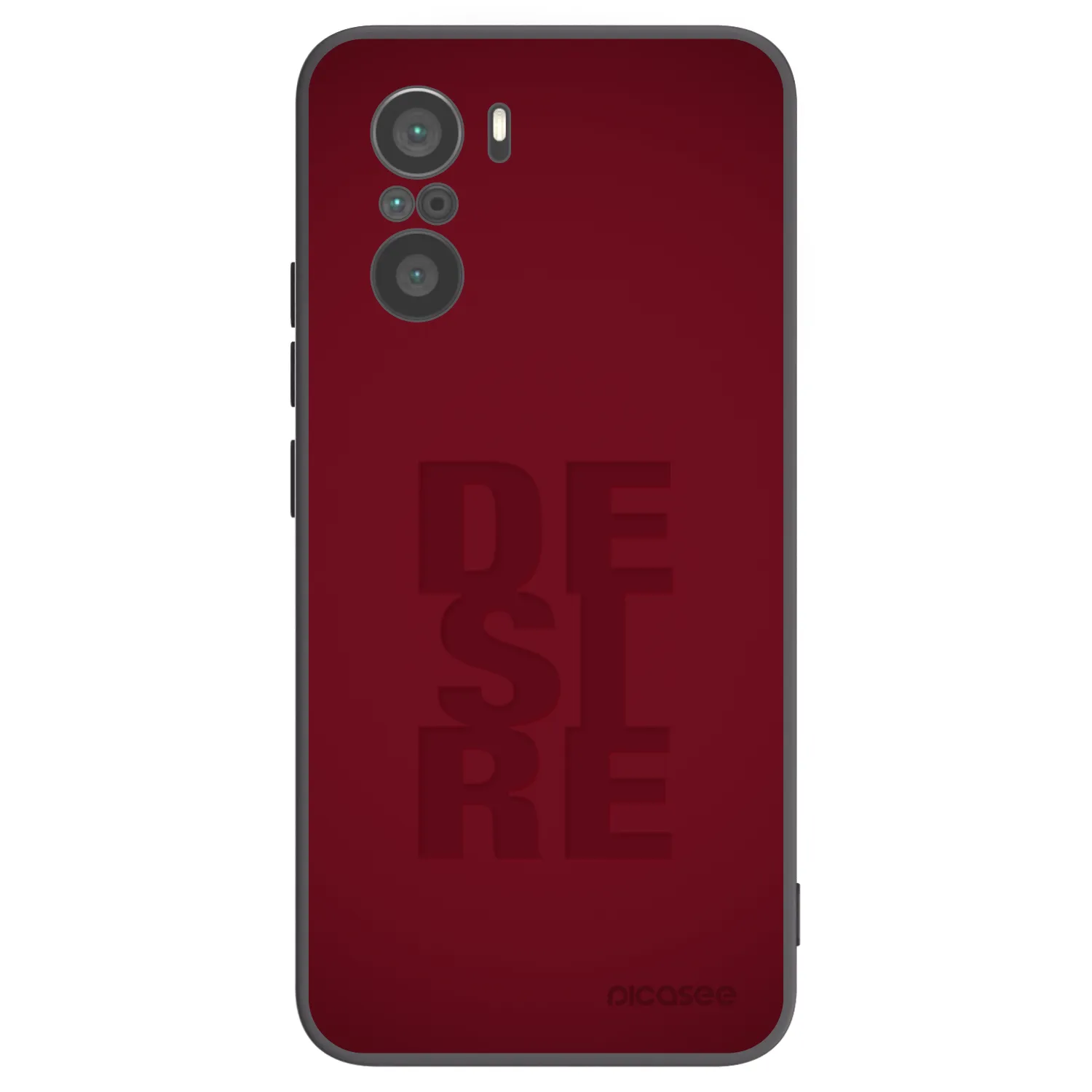 Picasee silikonowe czarne etui na Xiaomi Poco F3 - Desire