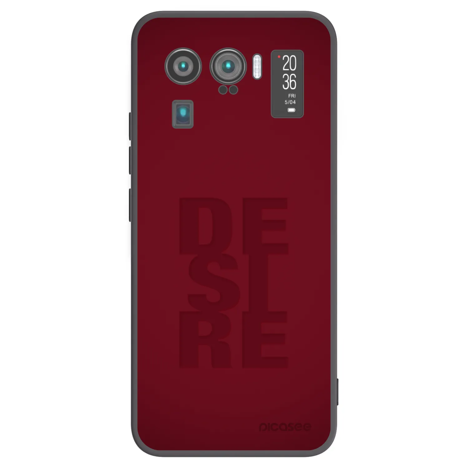 Picasee silikonowe czarne etui na Xiaomi Mi 11 Ultra - Desire