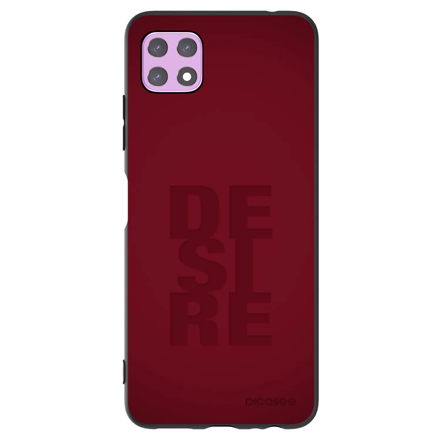 Picasee silikonowe czarne etui na Samsung Galaxy A22 A226B 5G - Desire