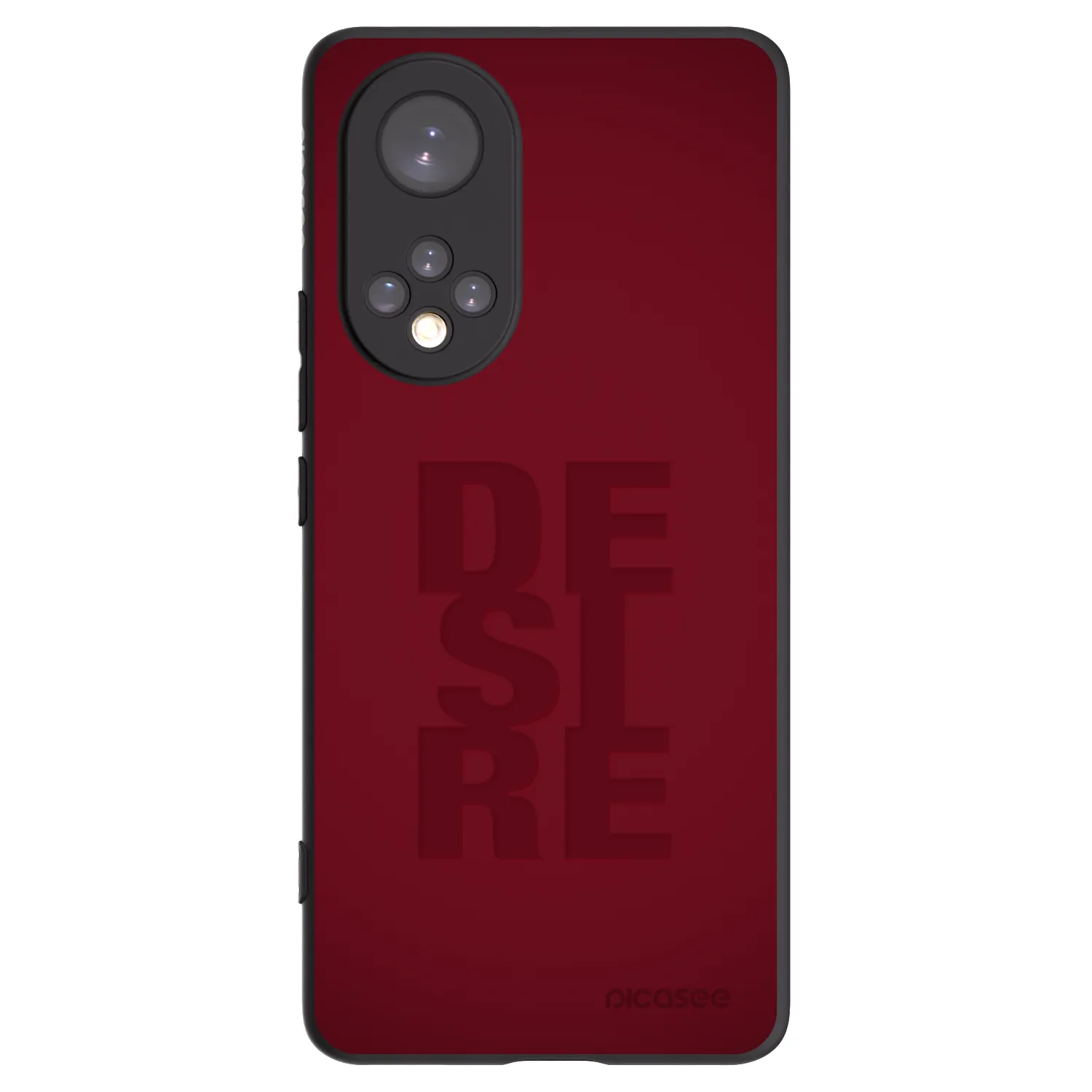 Picasee silikonowe czarne etui na Huawei Nova 9 - Desire