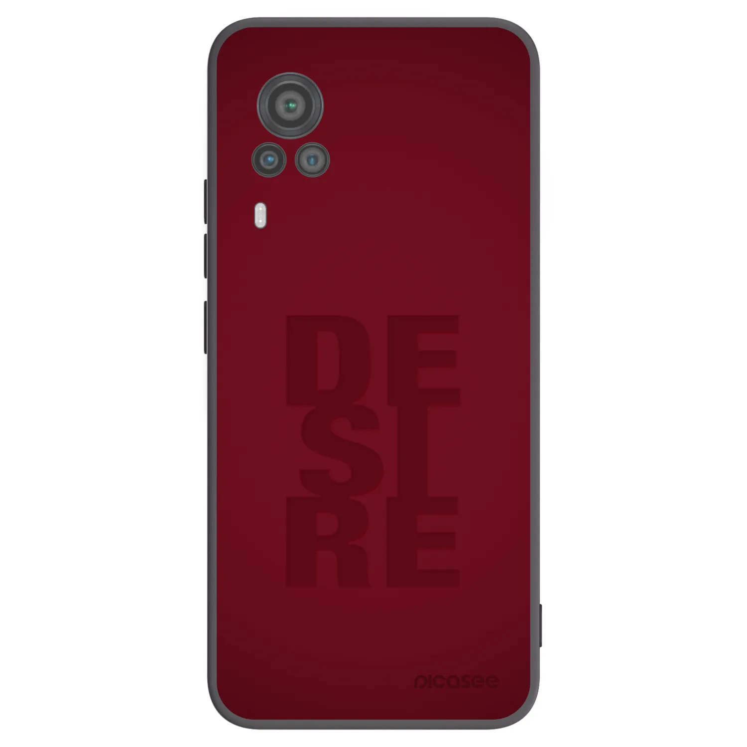 Picasee silikonowe czarne etui na Vivo X60 Pro 5G - Desire