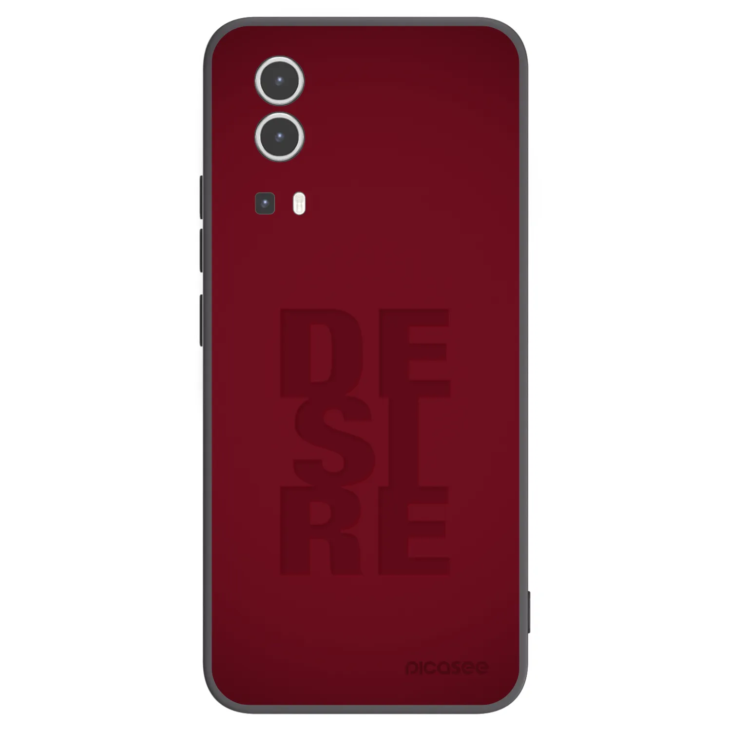 Picasee silikonowe czarne etui na Vivo Y72 5G - Desire