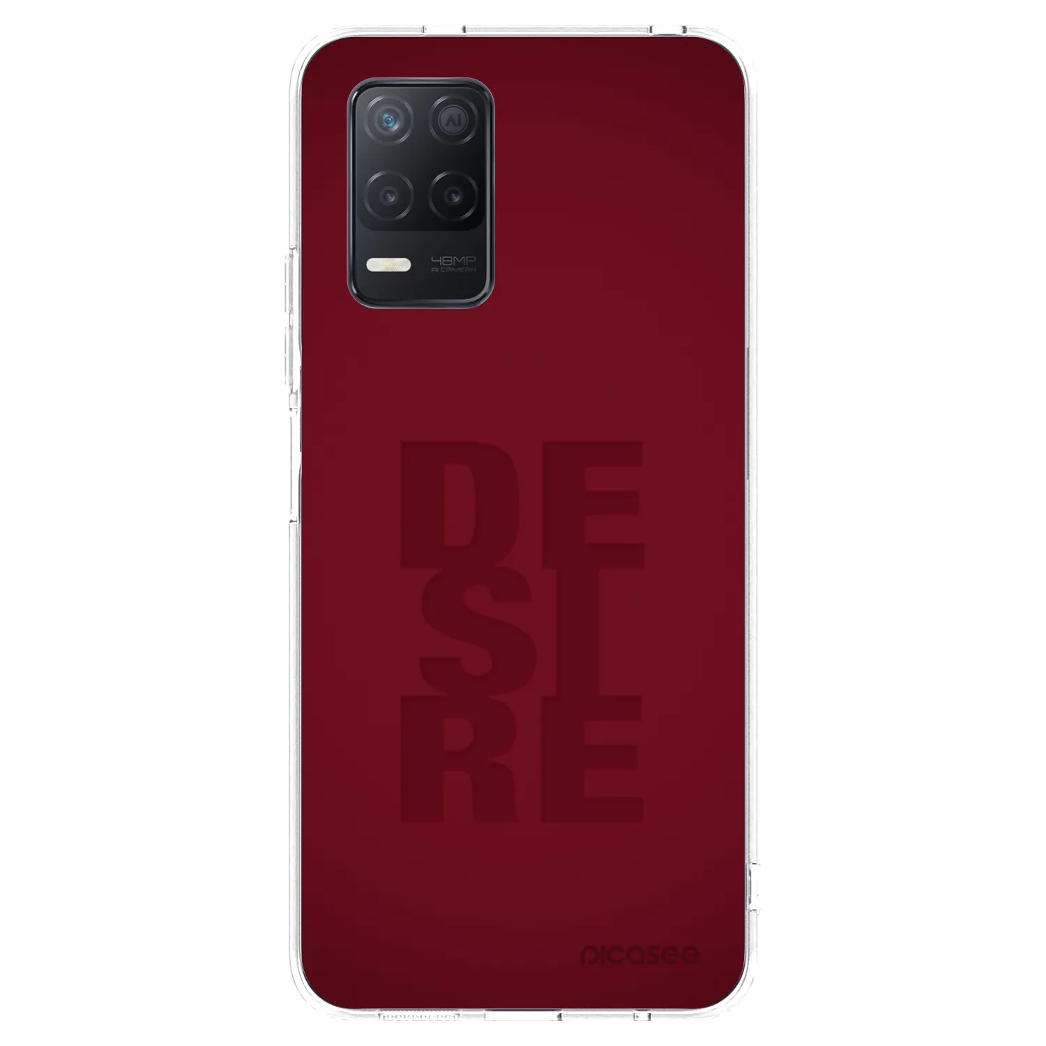 Picasee silikonowe przeźroczyste etui na Realme 8 5G - Desire