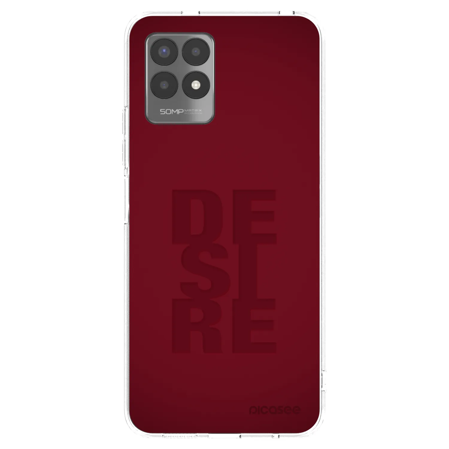 Picasee silikonowe przeźroczyste etui na Realme 8i - Desire