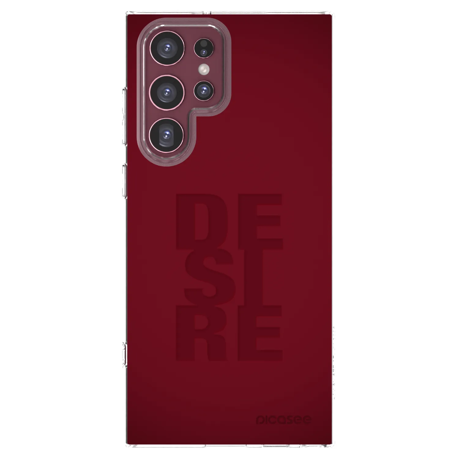 Picasee silikonowe przeźroczyste etui na Samsung Galaxy S22 Ultra 5G - Desire