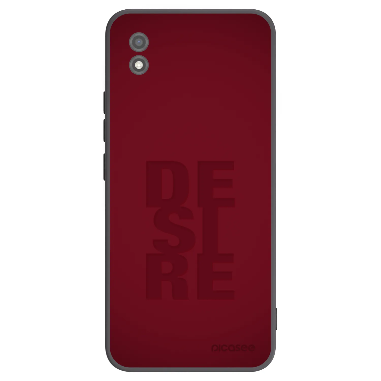 Picasee silikonowe czarne etui na Realme C11 (2021) - Desire