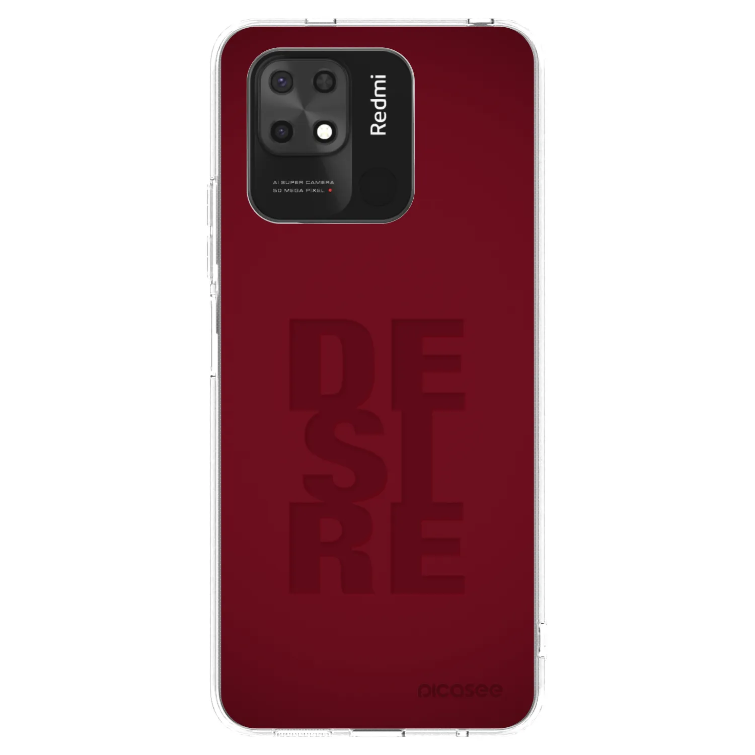 Picasee silikonowe przeźroczyste etui na Xiaomi Redmi 10C - Desire