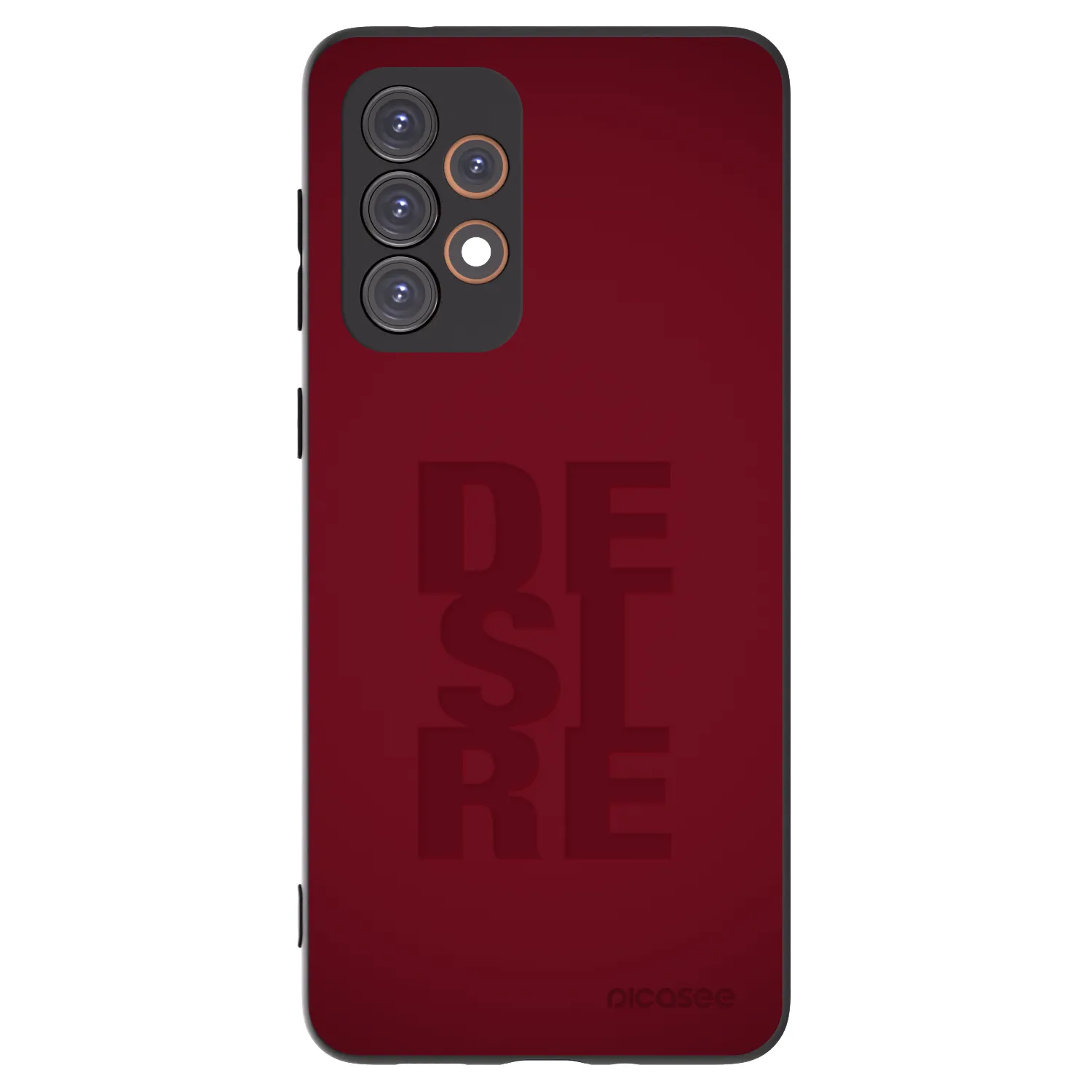 Picasee silikonowe czarne etui na Samsung Galaxy A33 5G A336 - Desire