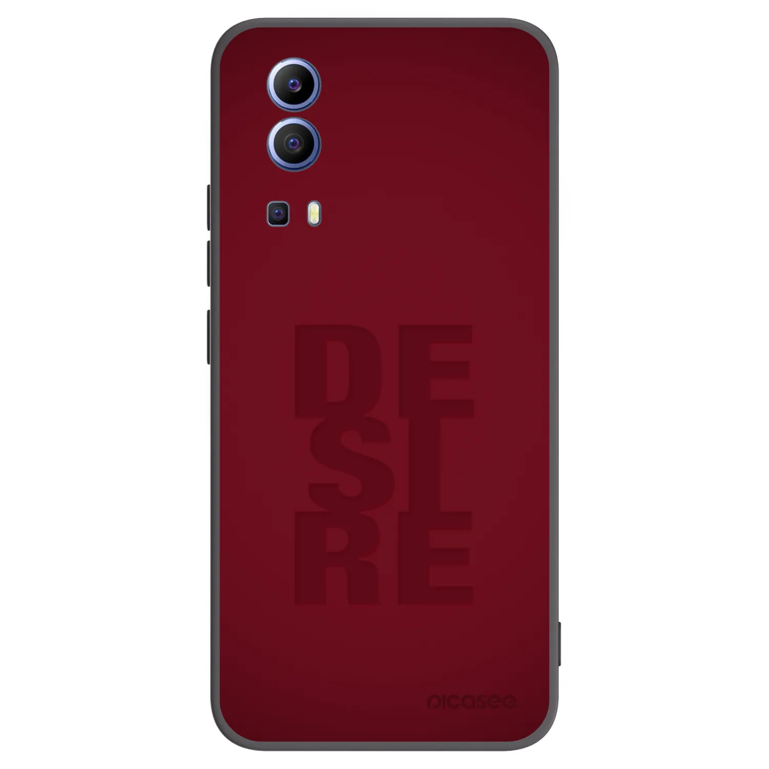 Picasee silikonowe czarne etui na Vivo Y52 5G - Desire