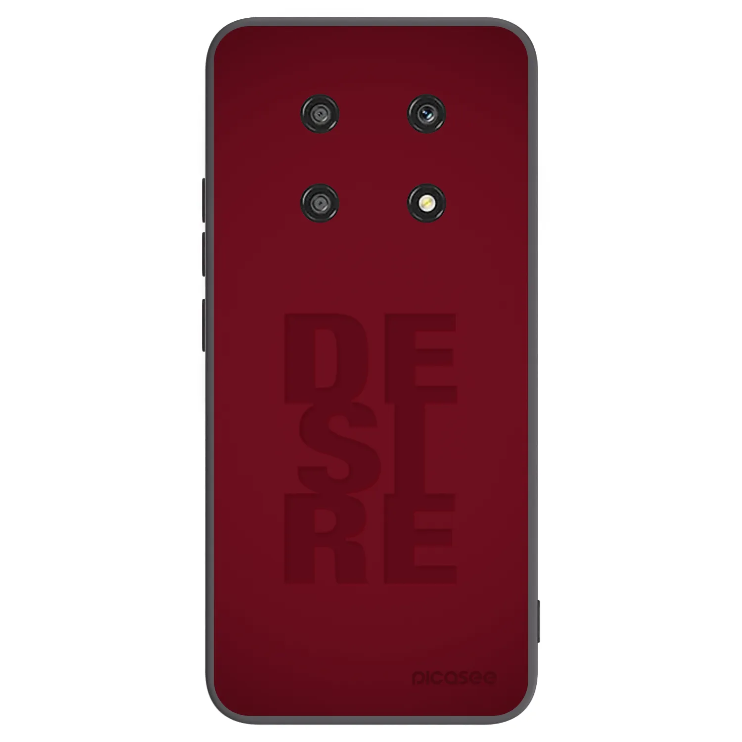 Picasee silikonowe czarne etui na Honor Magic4 Lite 5G - Desire