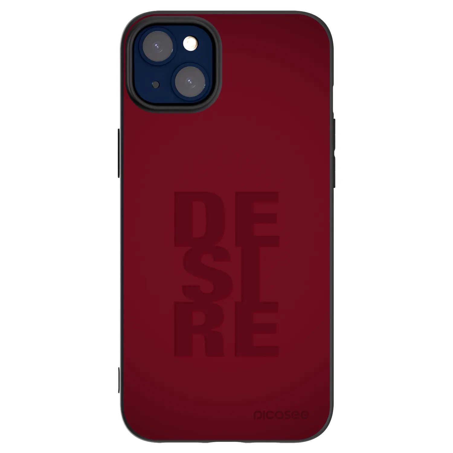 Picasee silikonowe czarne etui na Apple iPhone 14 Plus - Desire