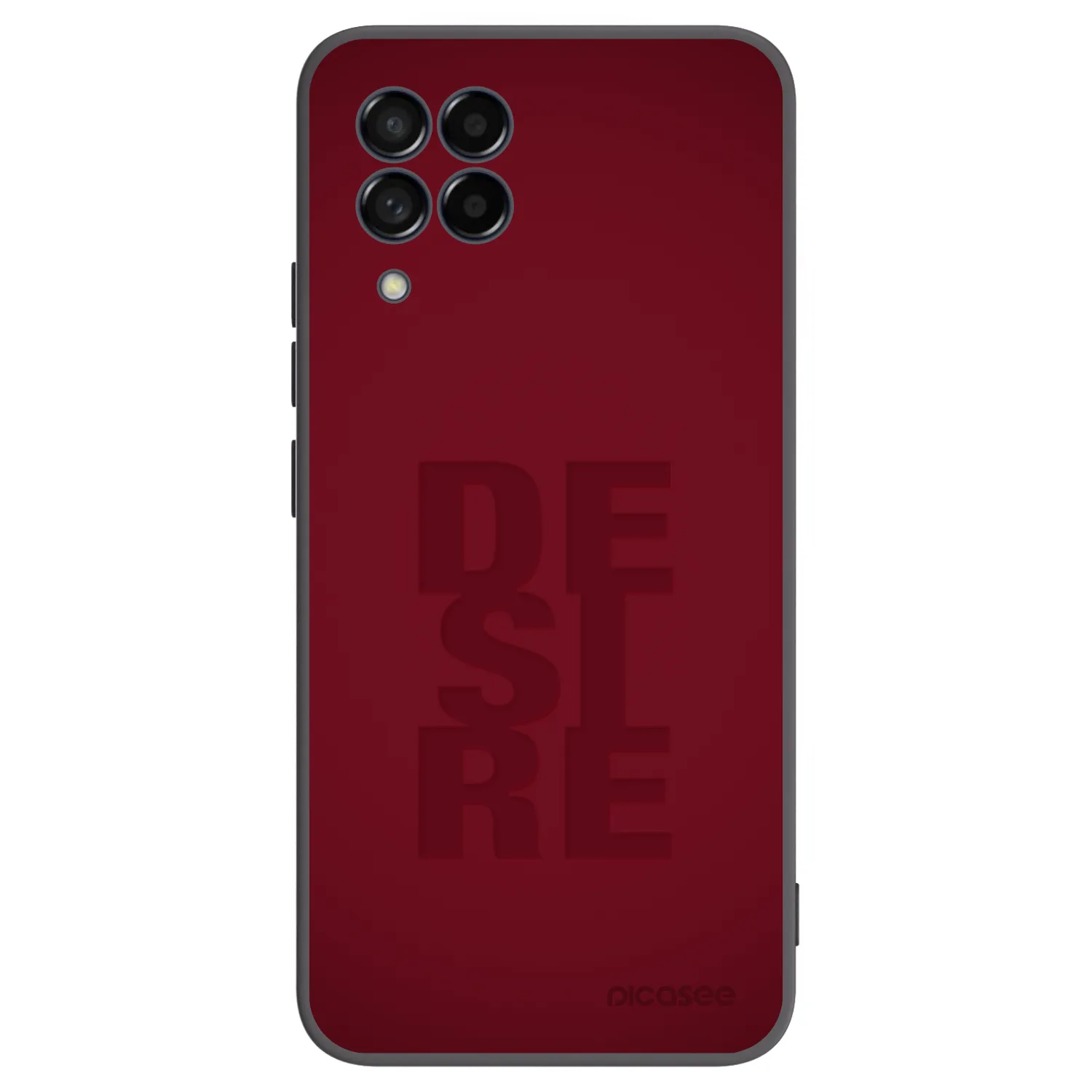 Picasee silikonowe czarne etui na Samsung Galaxy M53 5G - Desire