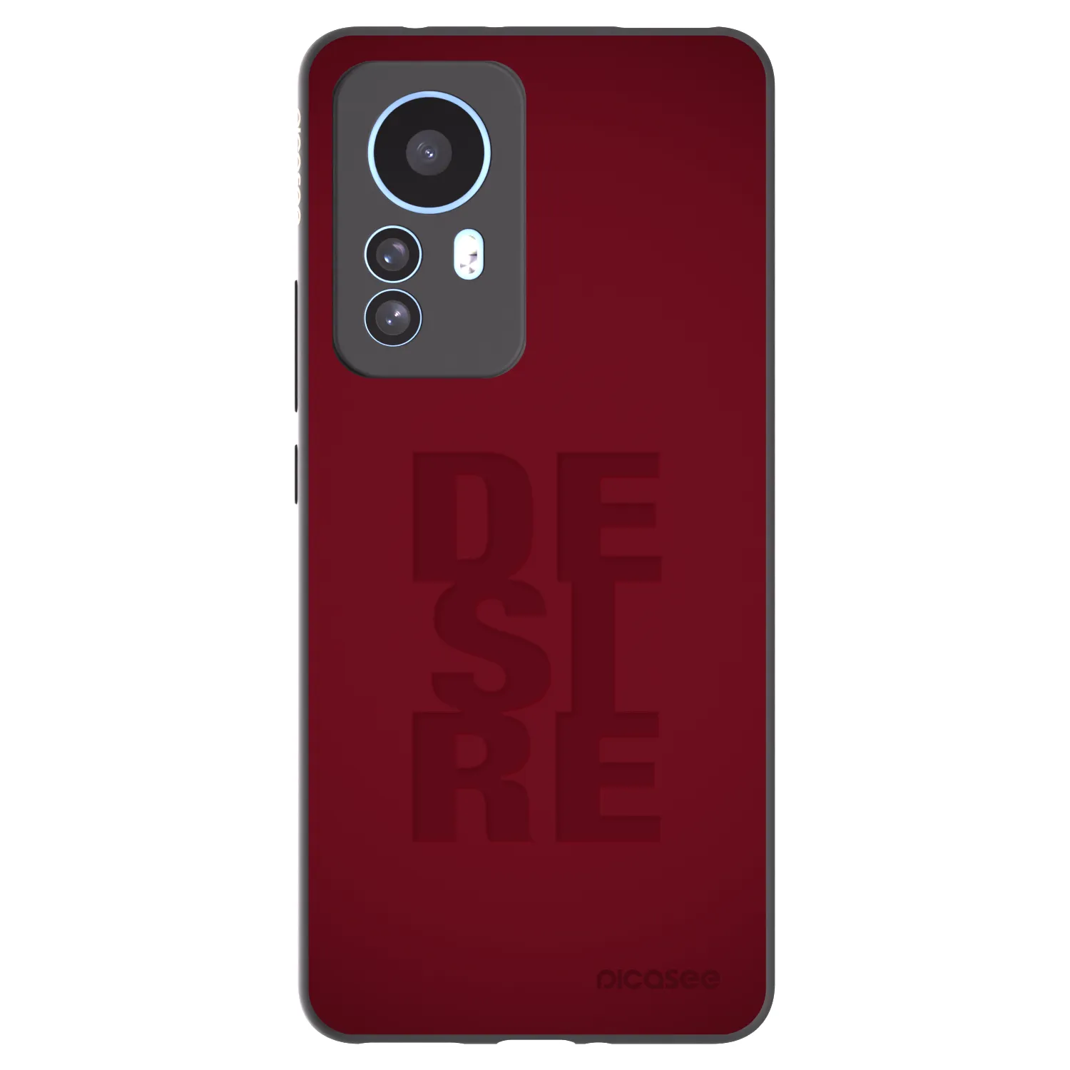 Picasee silikonowe czarne etui na Xiaomi 12T Pro - Desire