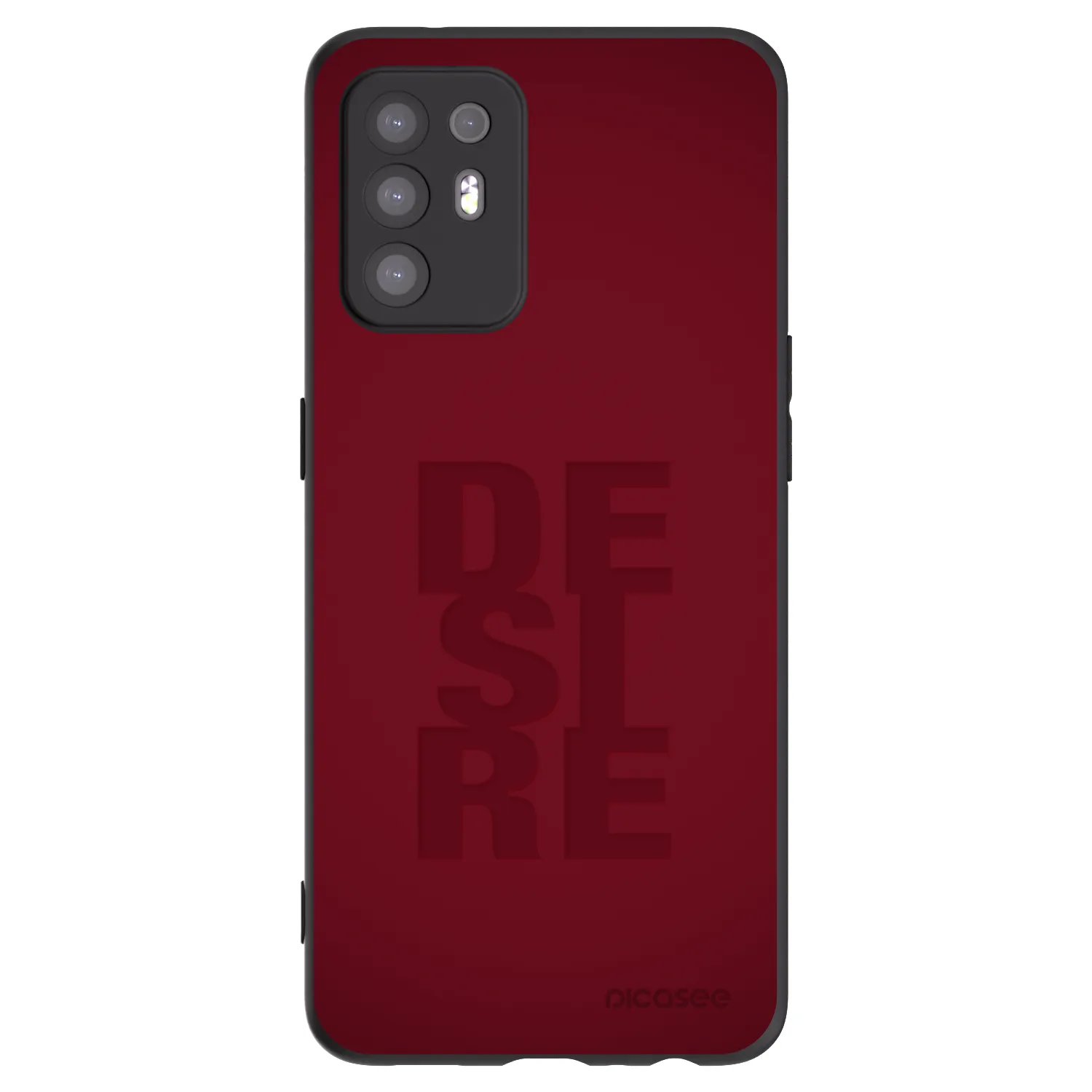 Picasee silikonowe czarne etui na OPPO A94 5G - Desire