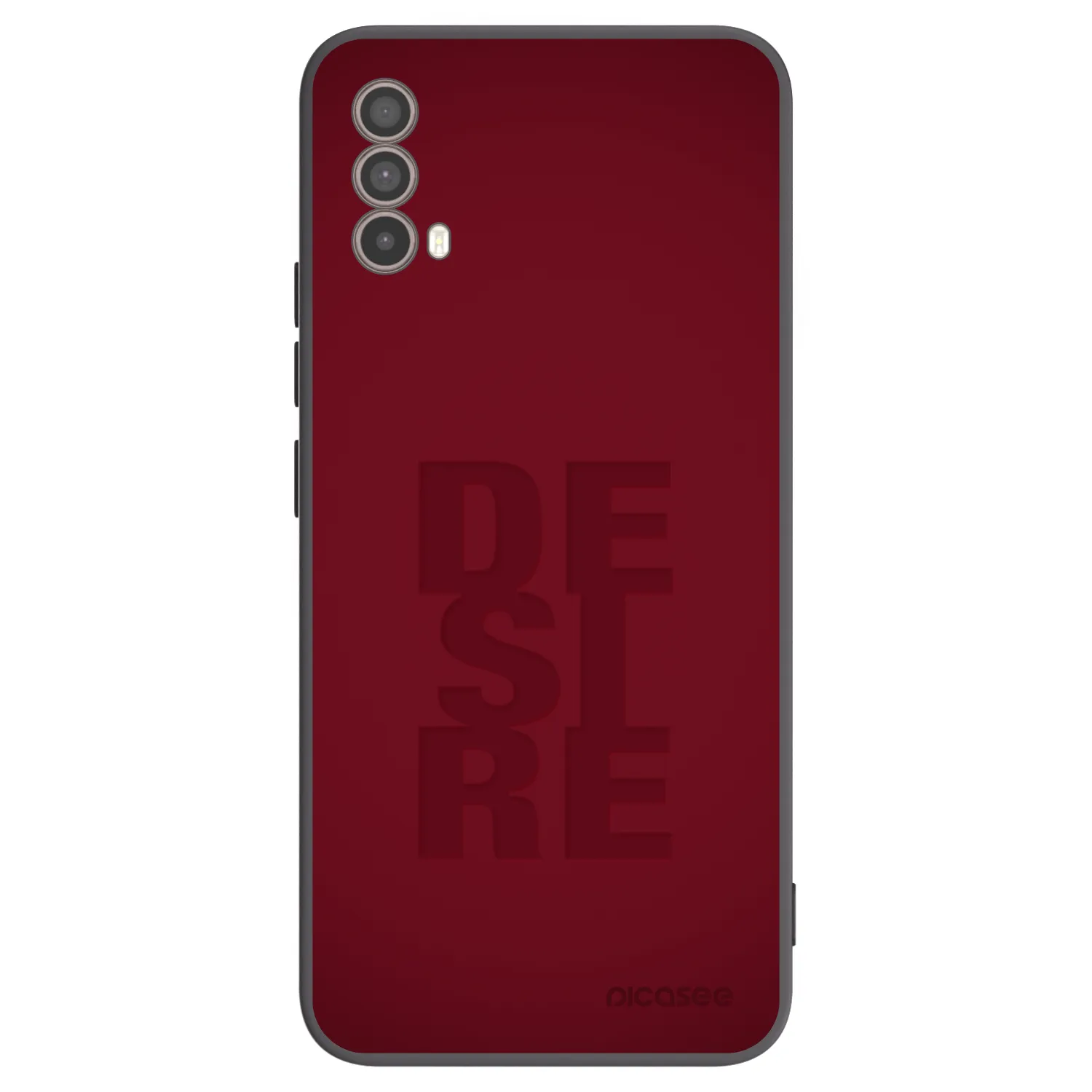 Picasee silikonowe czarne etui na Motorola Moto E40 - Desire