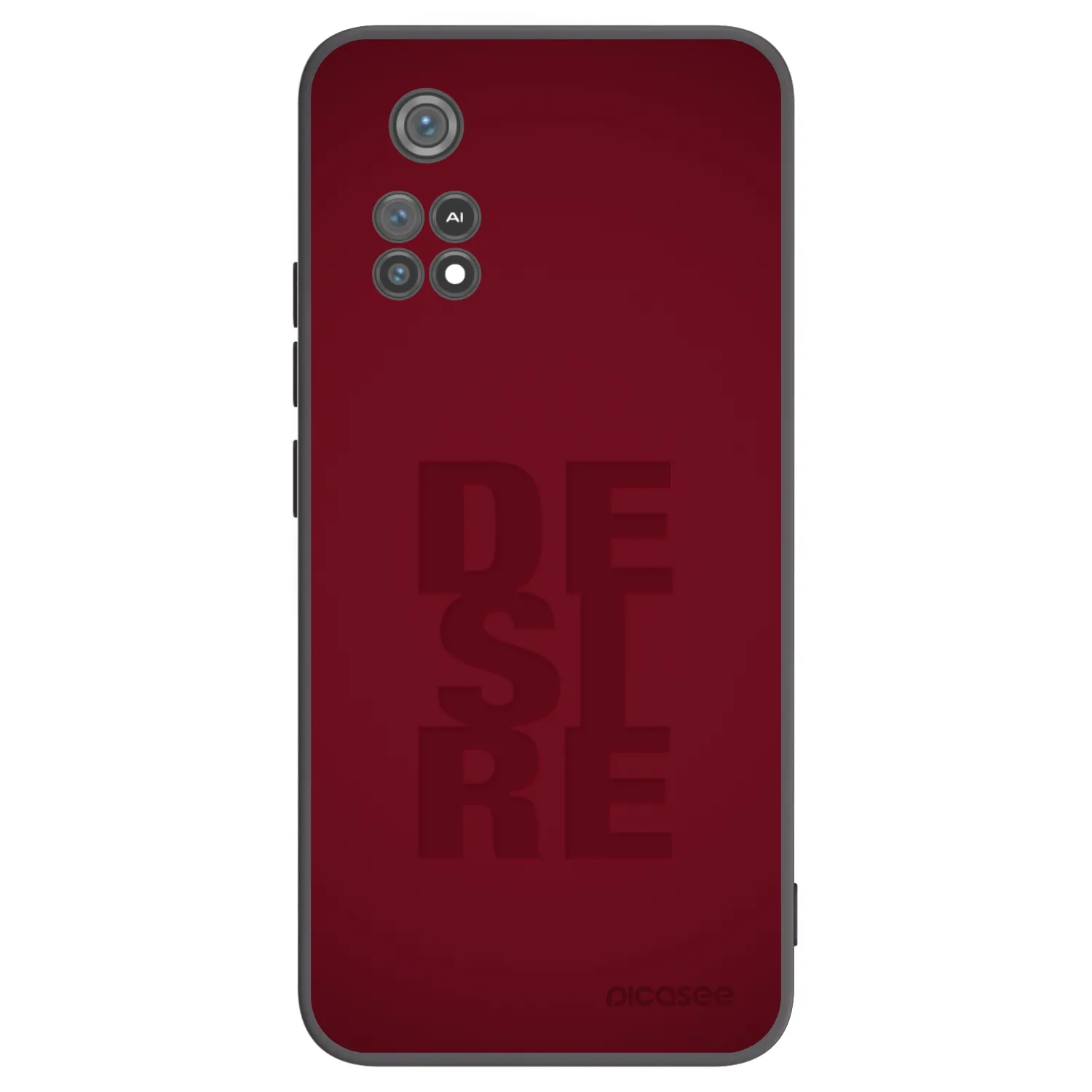 Picasee silikonowe czarne etui na Xiaomi Poco M4 Pro - Desire