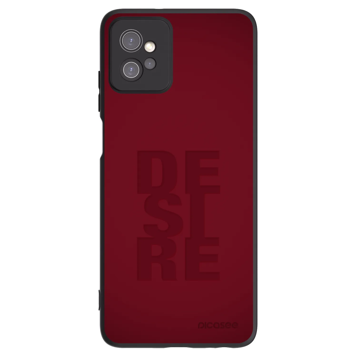 Picasee silikonowe czarne etui na Motorola Moto G32 - Desire