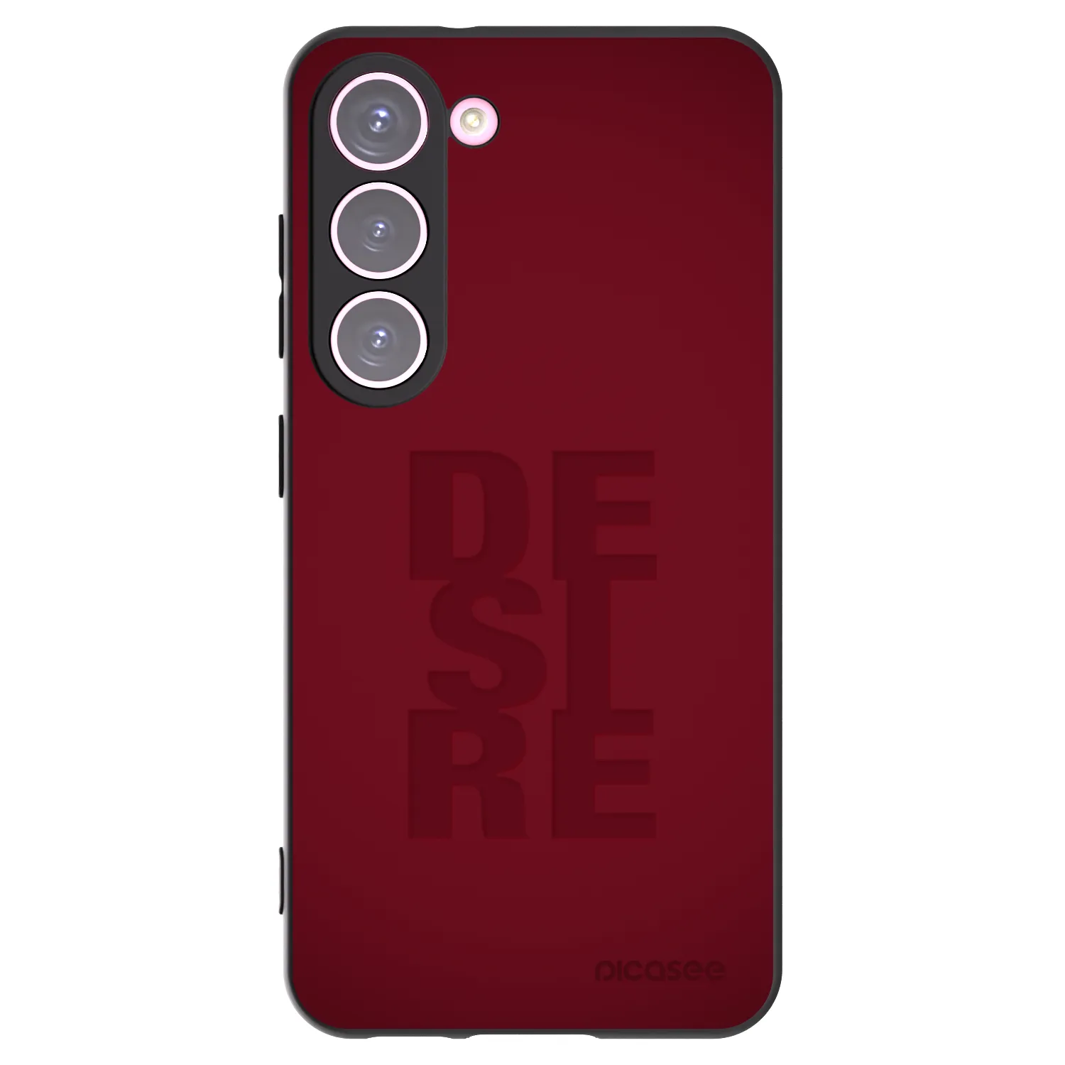 Picasee silikonowe czarne etui na Samsung Galaxy S23 5G - Desire