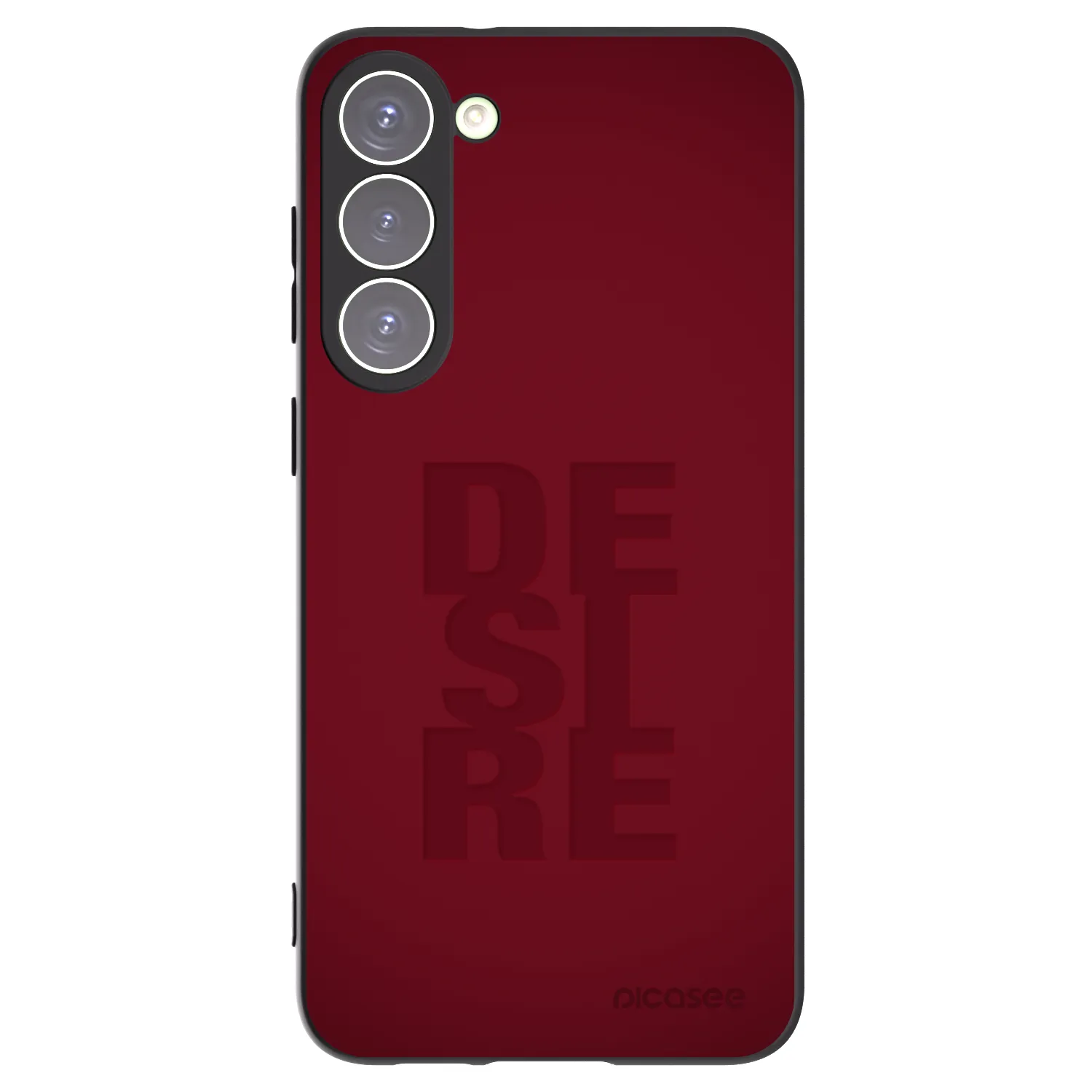 Picasee silikonowe czarne etui na Samsung Galaxy S23+ 5G - Desire
