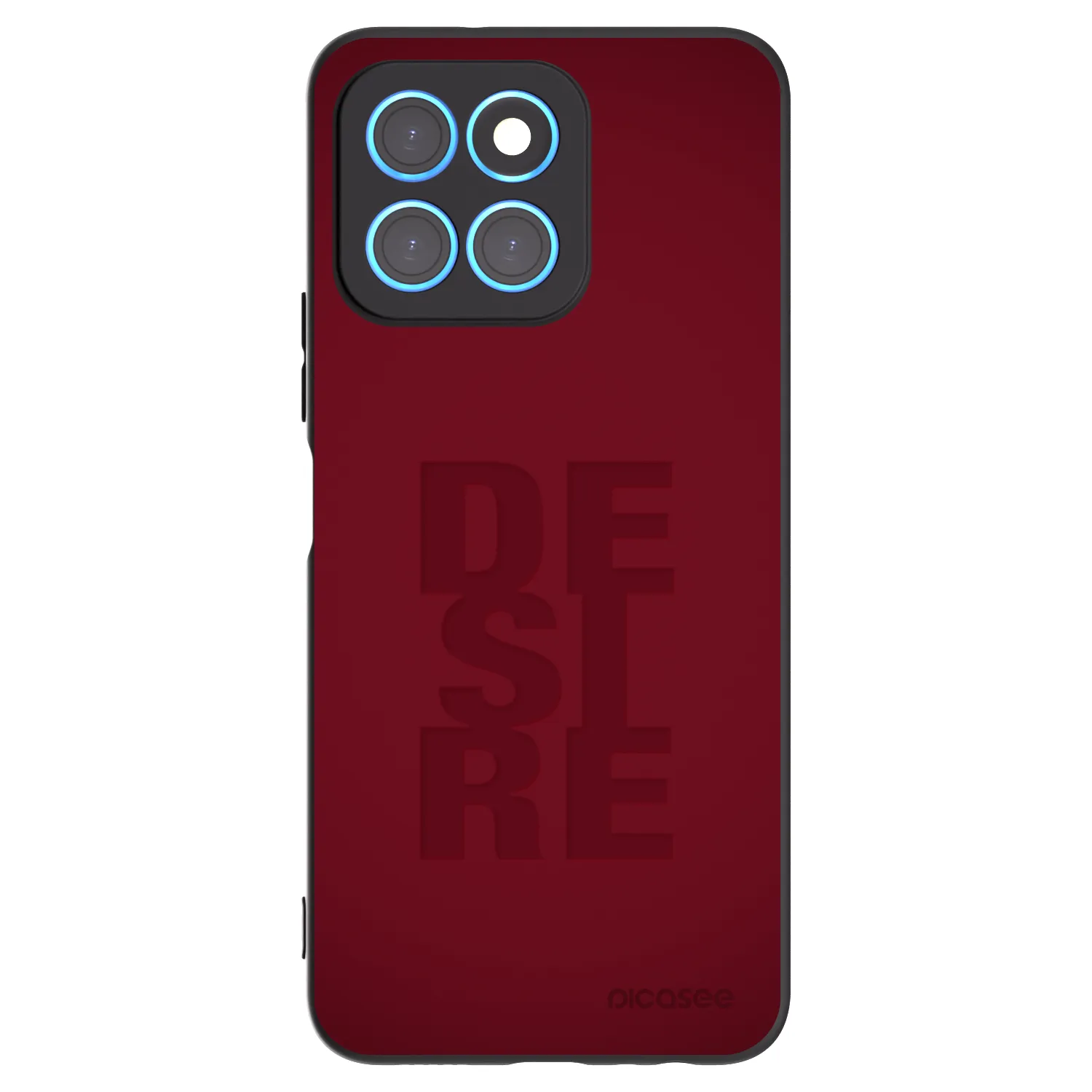 Picasee silikonowe czarne etui na Honor X6 - Desire