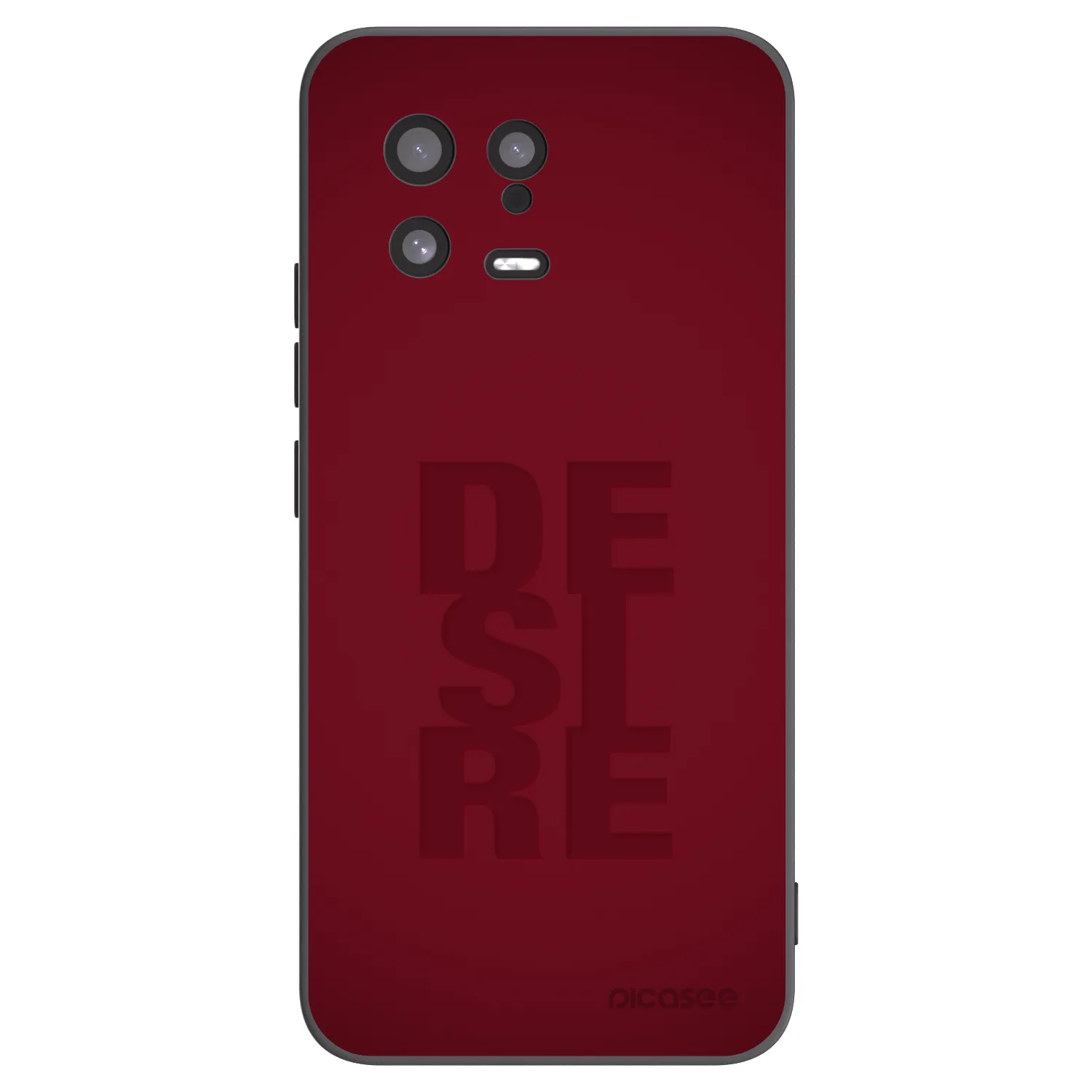 Picasee silikonowe czarne etui na Xiaomi 13 - Desire