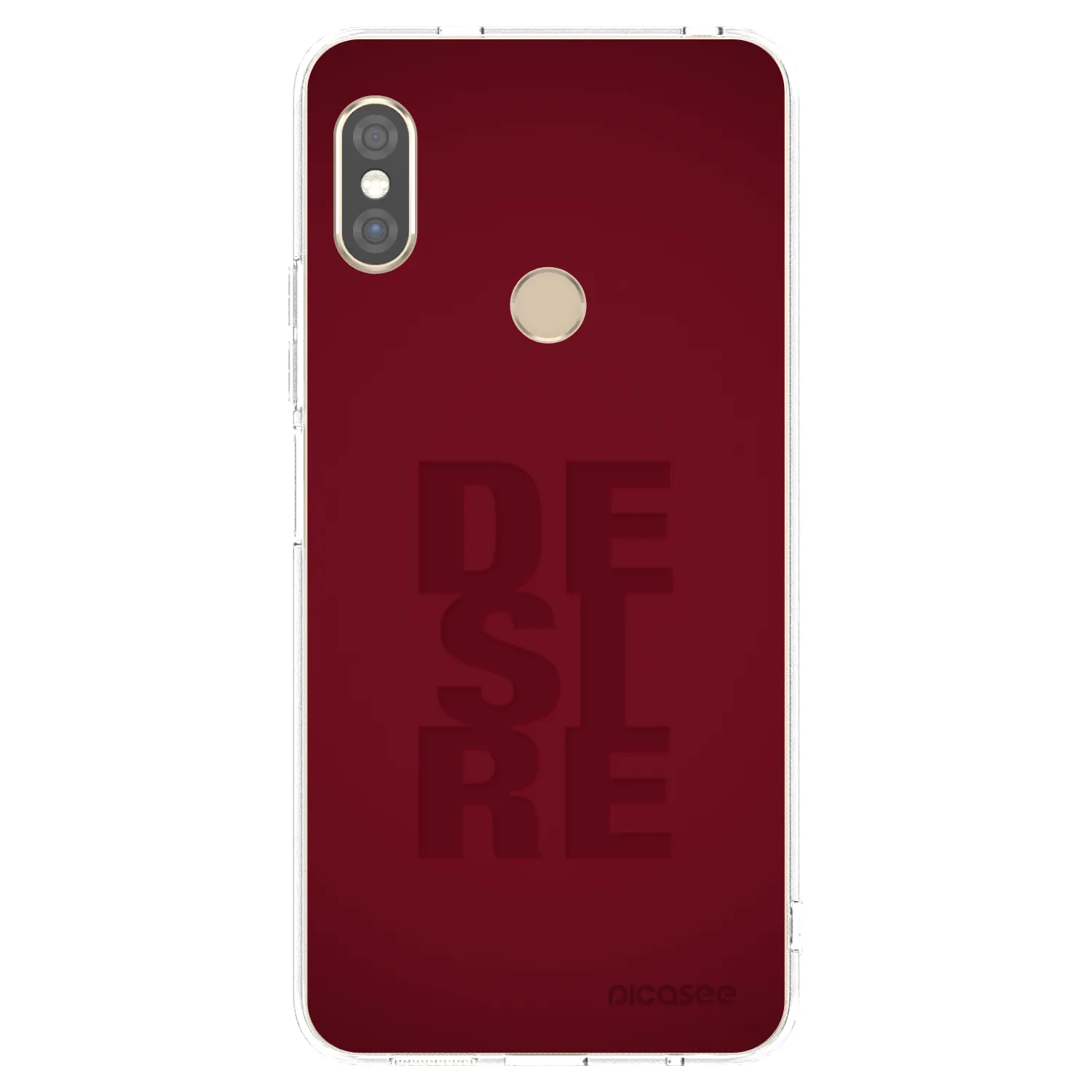 Picasee silikonowe przeźroczyste etui na Xiaomi Redmi Note 5 Global - Desire