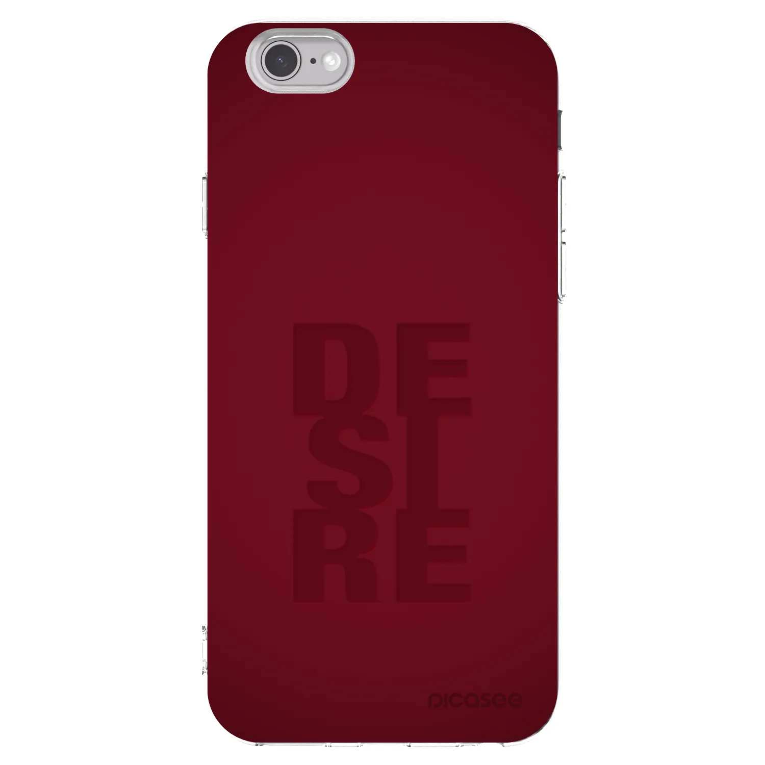 Picasee silikonowe przeźroczyste etui na Apple iPhone 6/6S - Desire