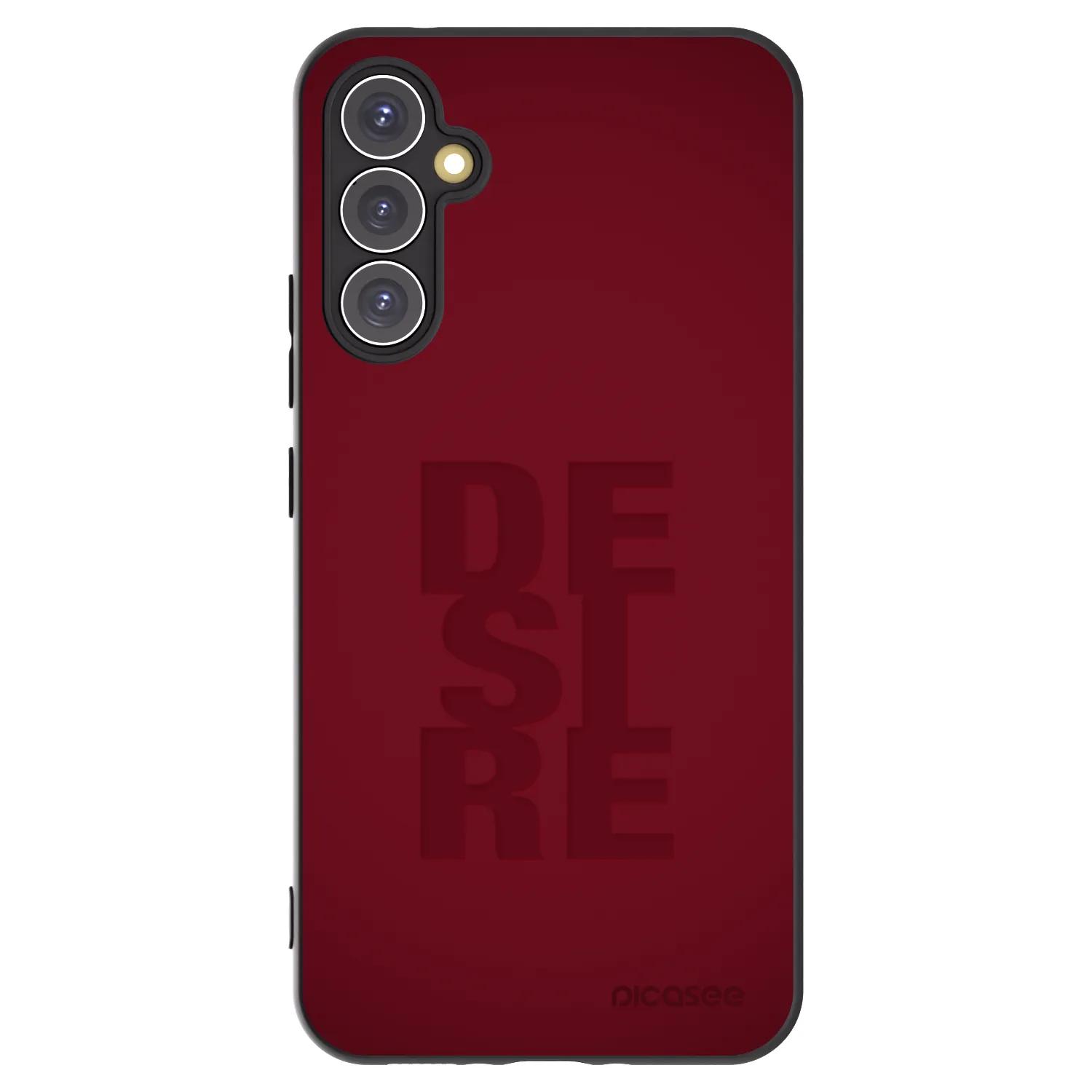 Picasee silikonowe czarne etui na Samsung Galaxy A34 5G A346B - Desire